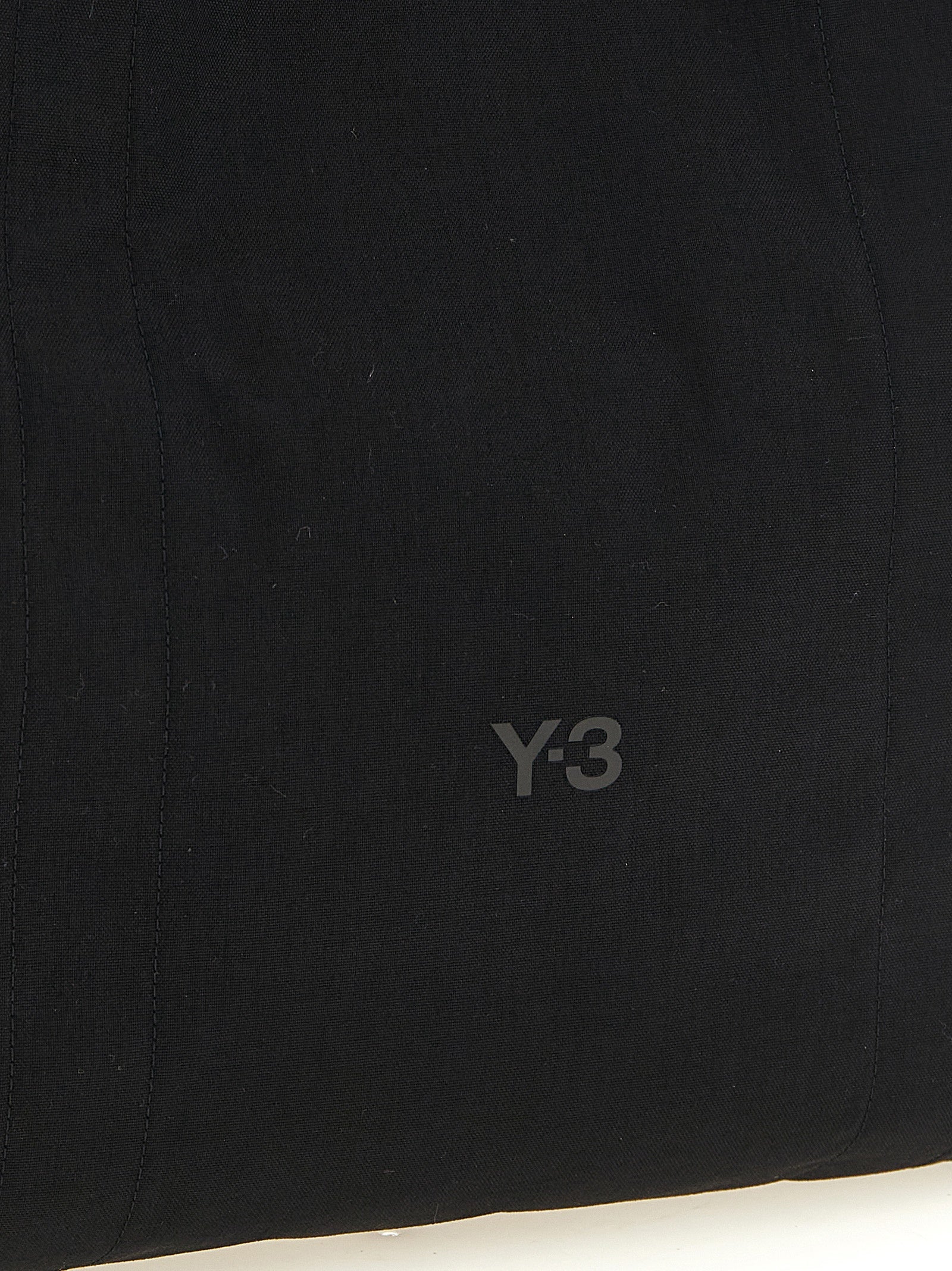 Y-3 Black Polyamide Tote Men's Bag