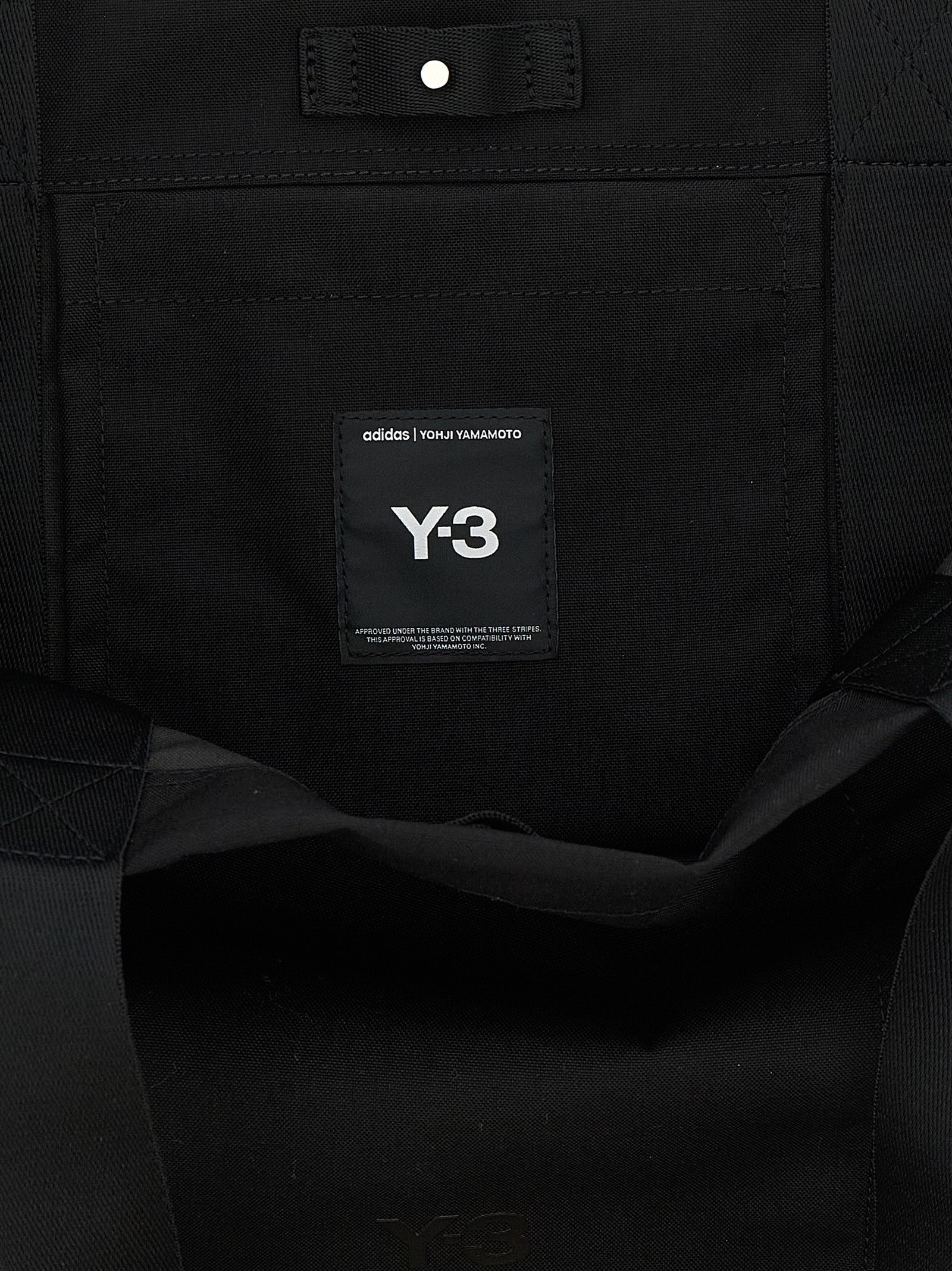 Y-3 Black Polyamide Tote Men's Bag