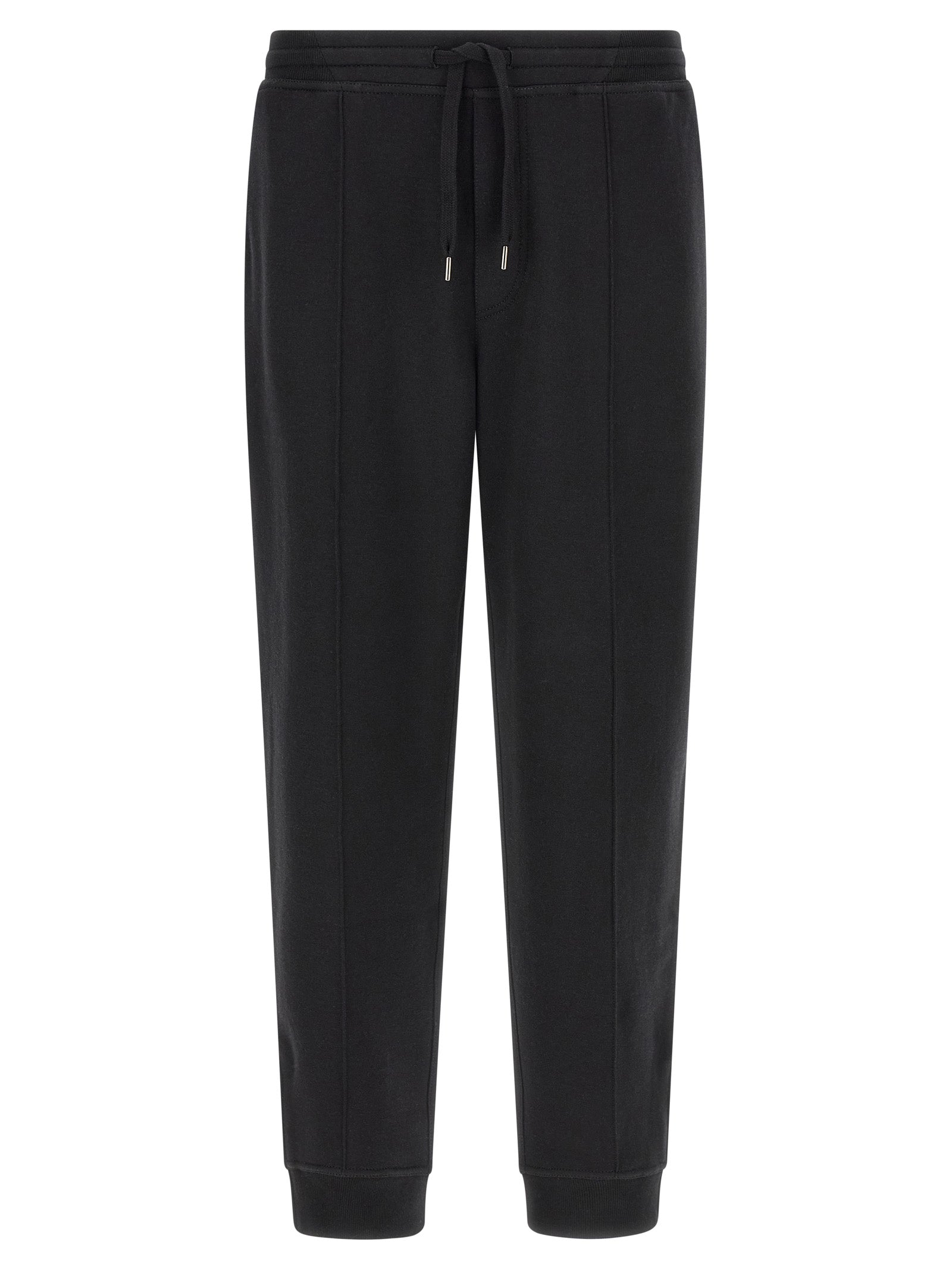 Brunello Cucinelli Black Cotton Joggers (Workout Men's Pants)