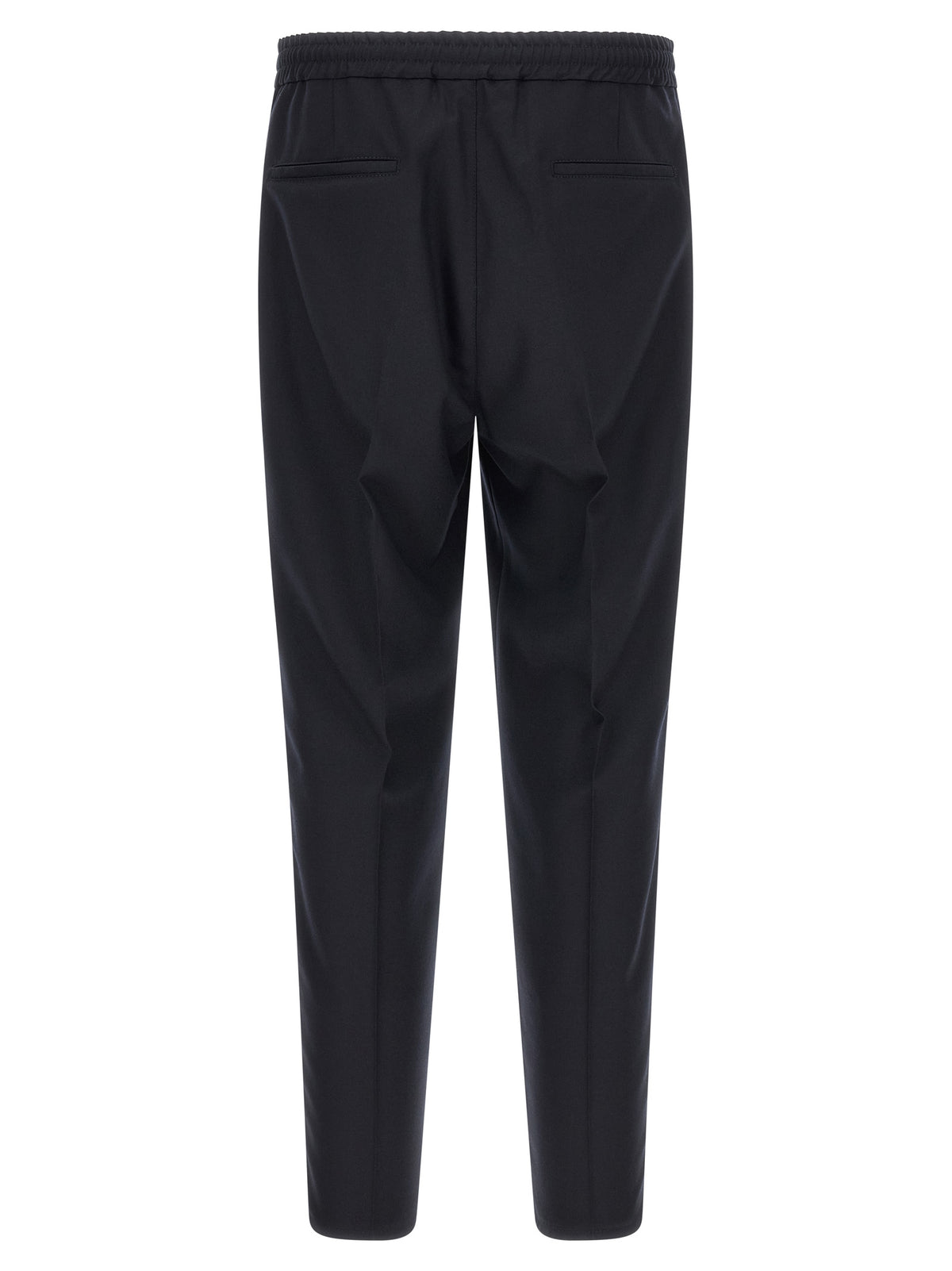 Brunello Cucinelli Blue Virgin Wool Casual Men's Pants