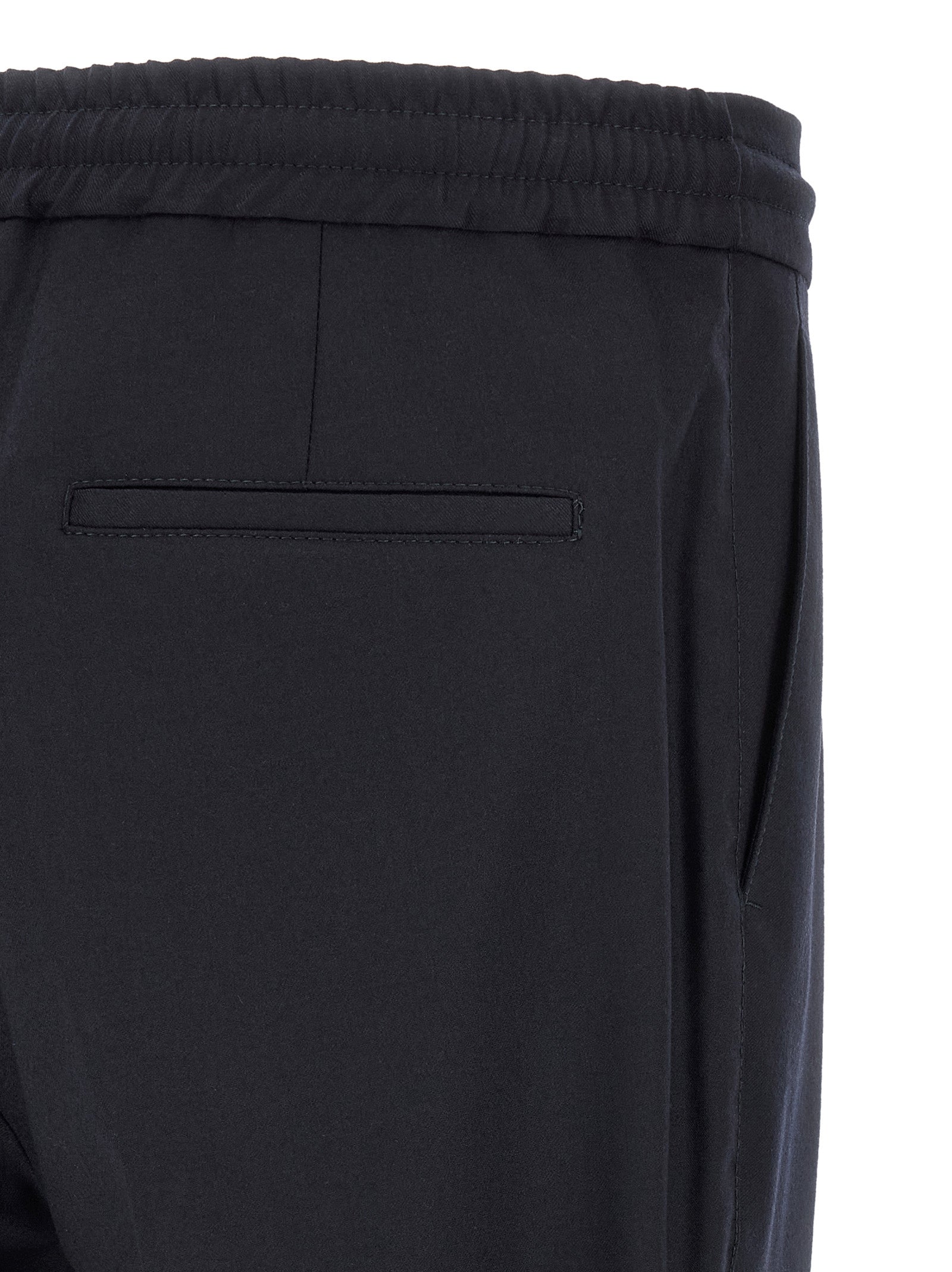 Brunello Cucinelli Blue Virgin Wool Casual Men's Pants