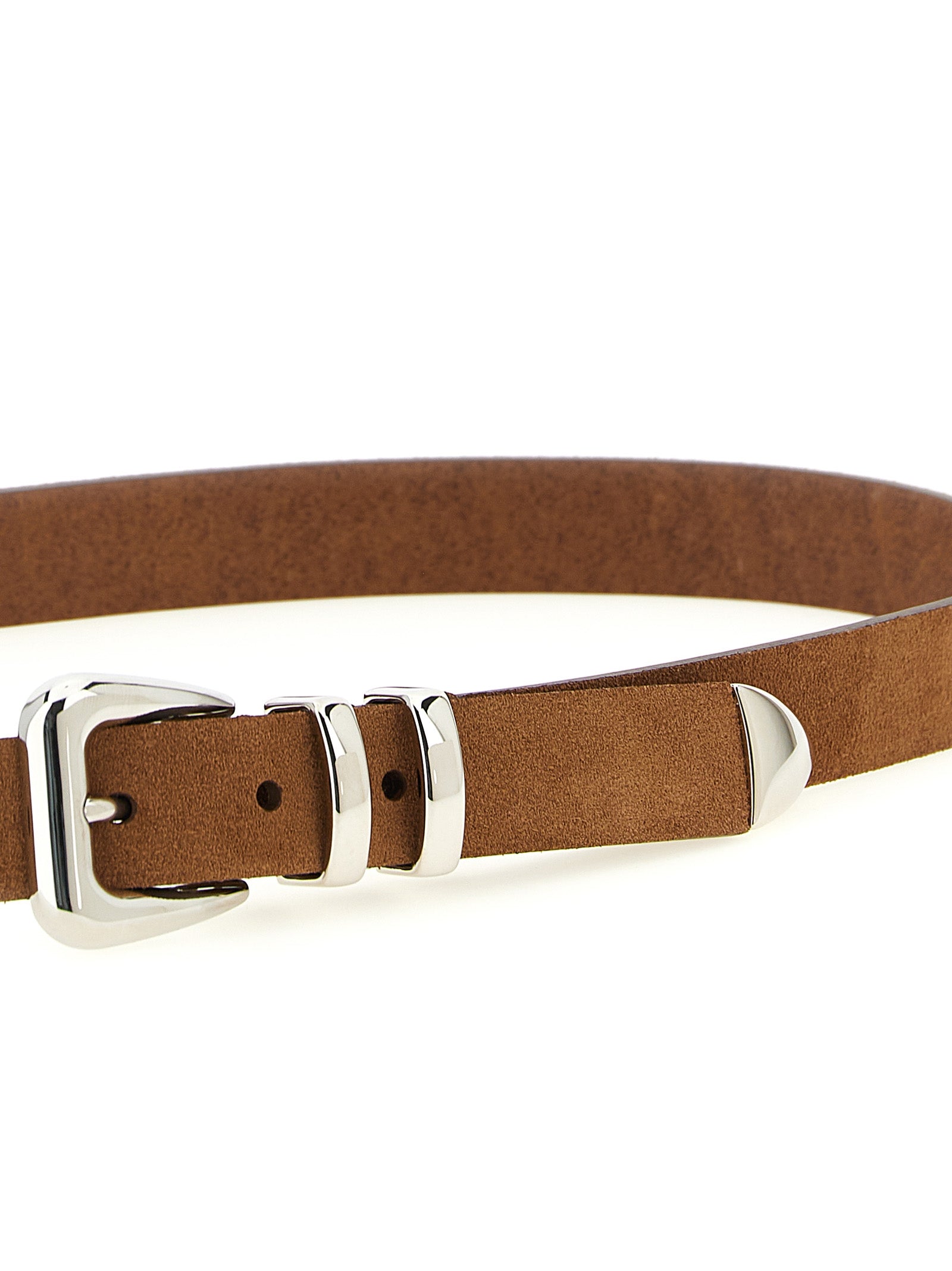 Brunello Cucinelli Brown Calfskin Regular Men's Belt