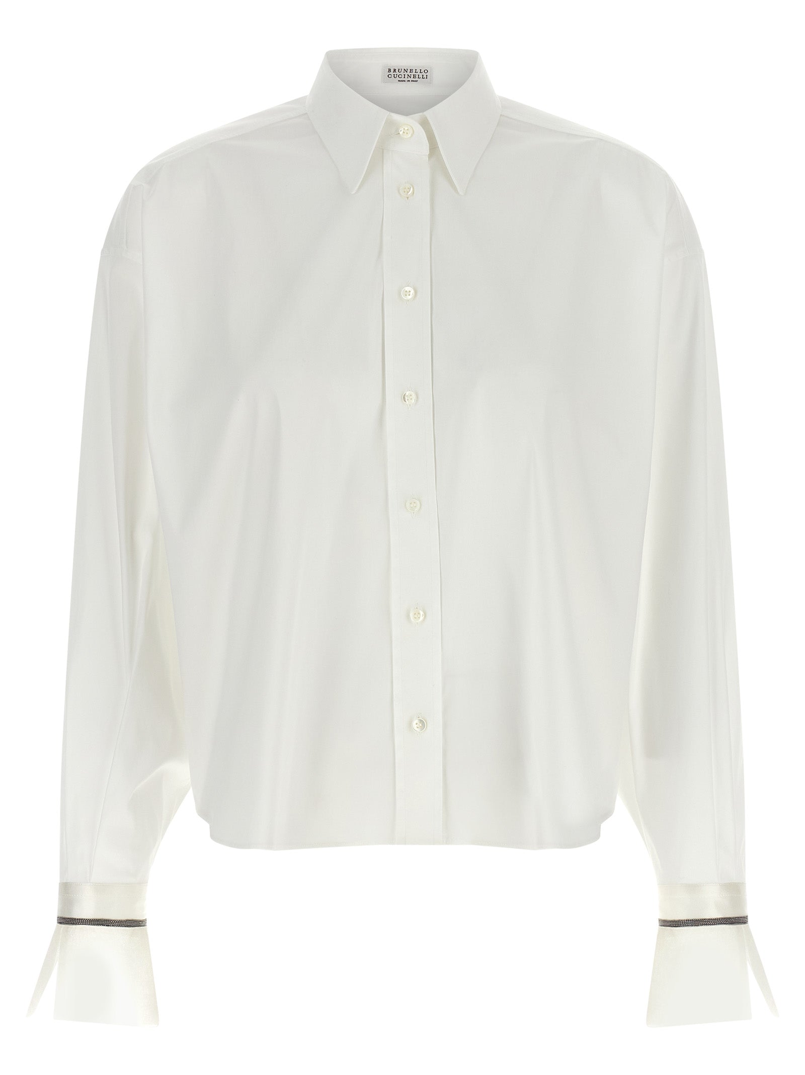 Brunello Cucinelli White Cotton Women's Blouse