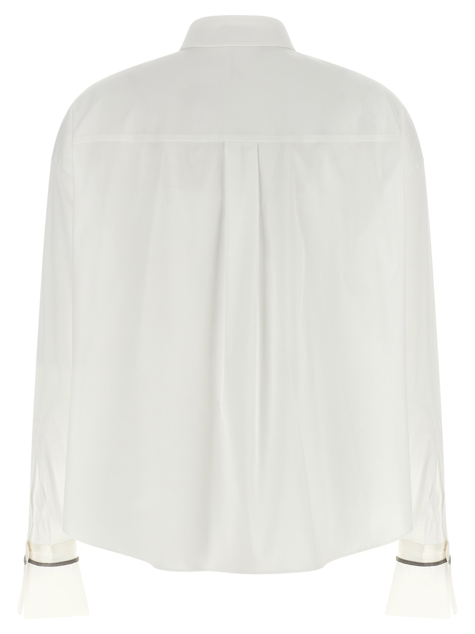 Brunello Cucinelli White Cotton Women's Blouse