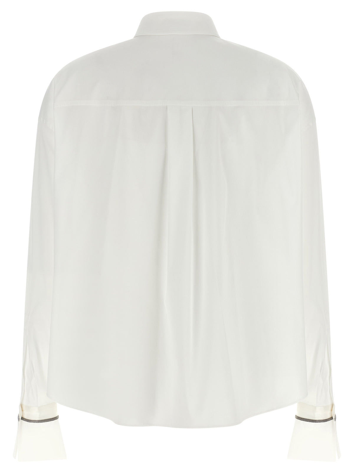 Brunello Cucinelli White Cotton Women's Blouse