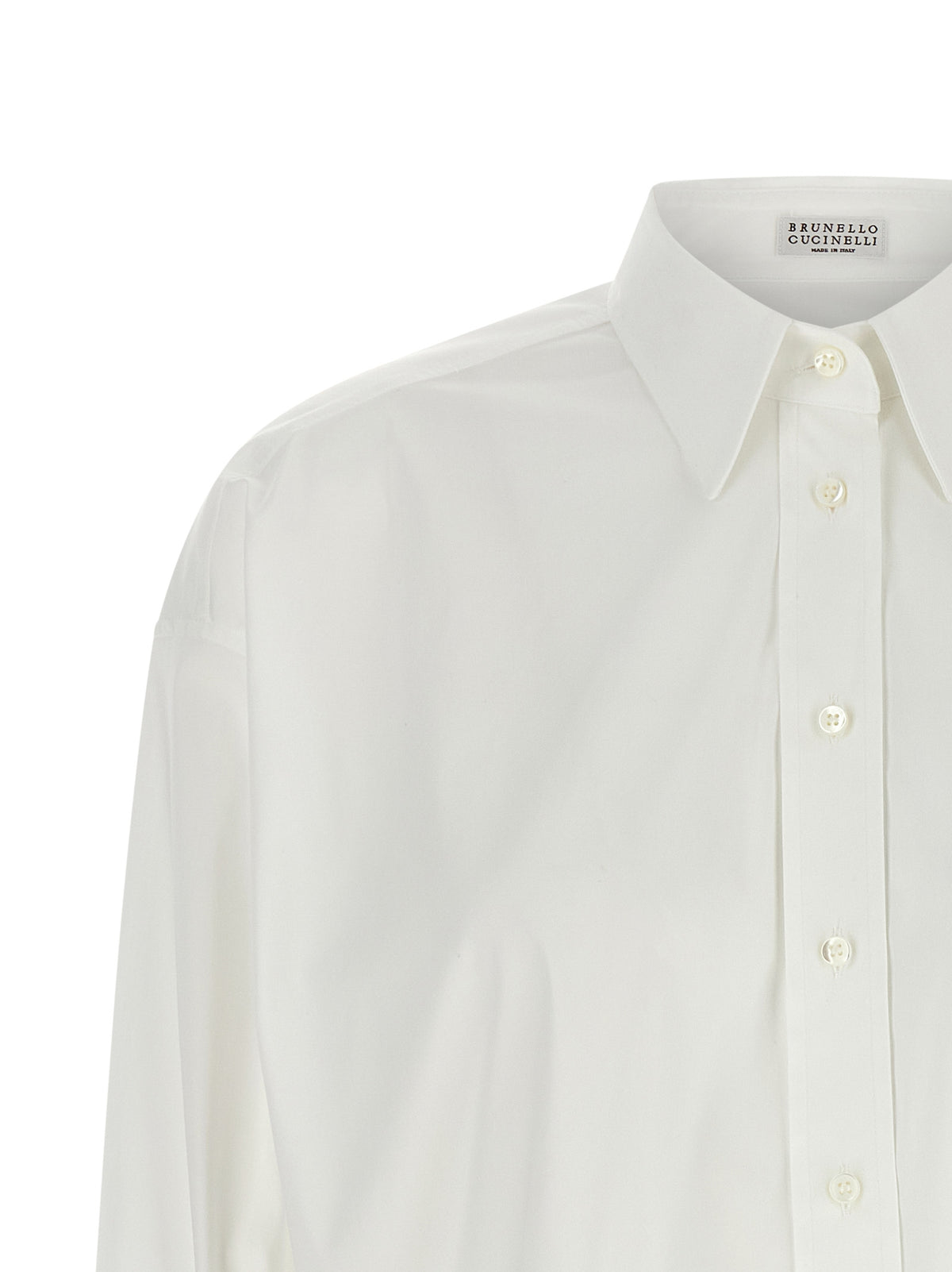 Brunello Cucinelli White Cotton Women's Blouse