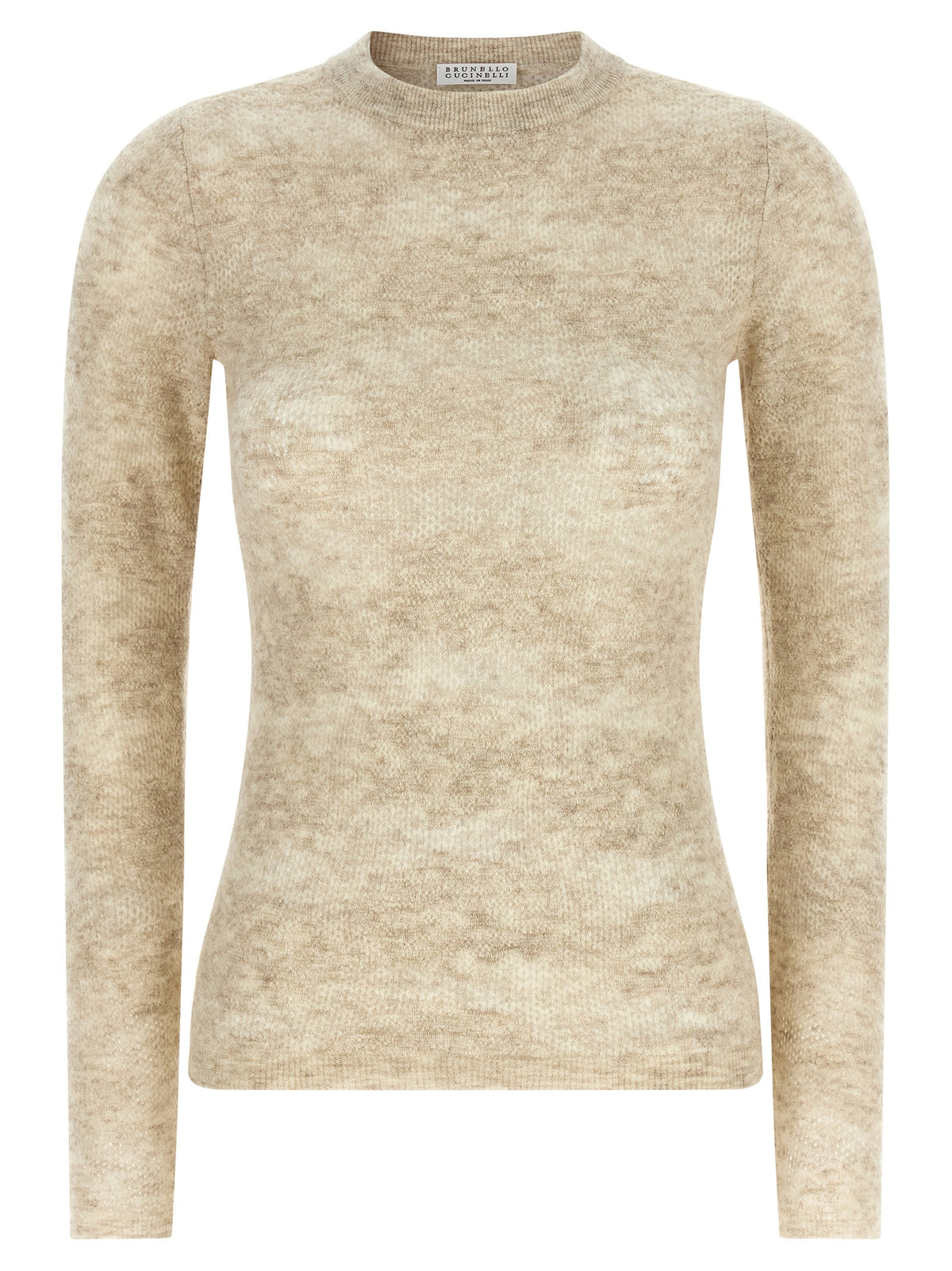 Brunello Cucinelli Beige Silk Women's Cardigan