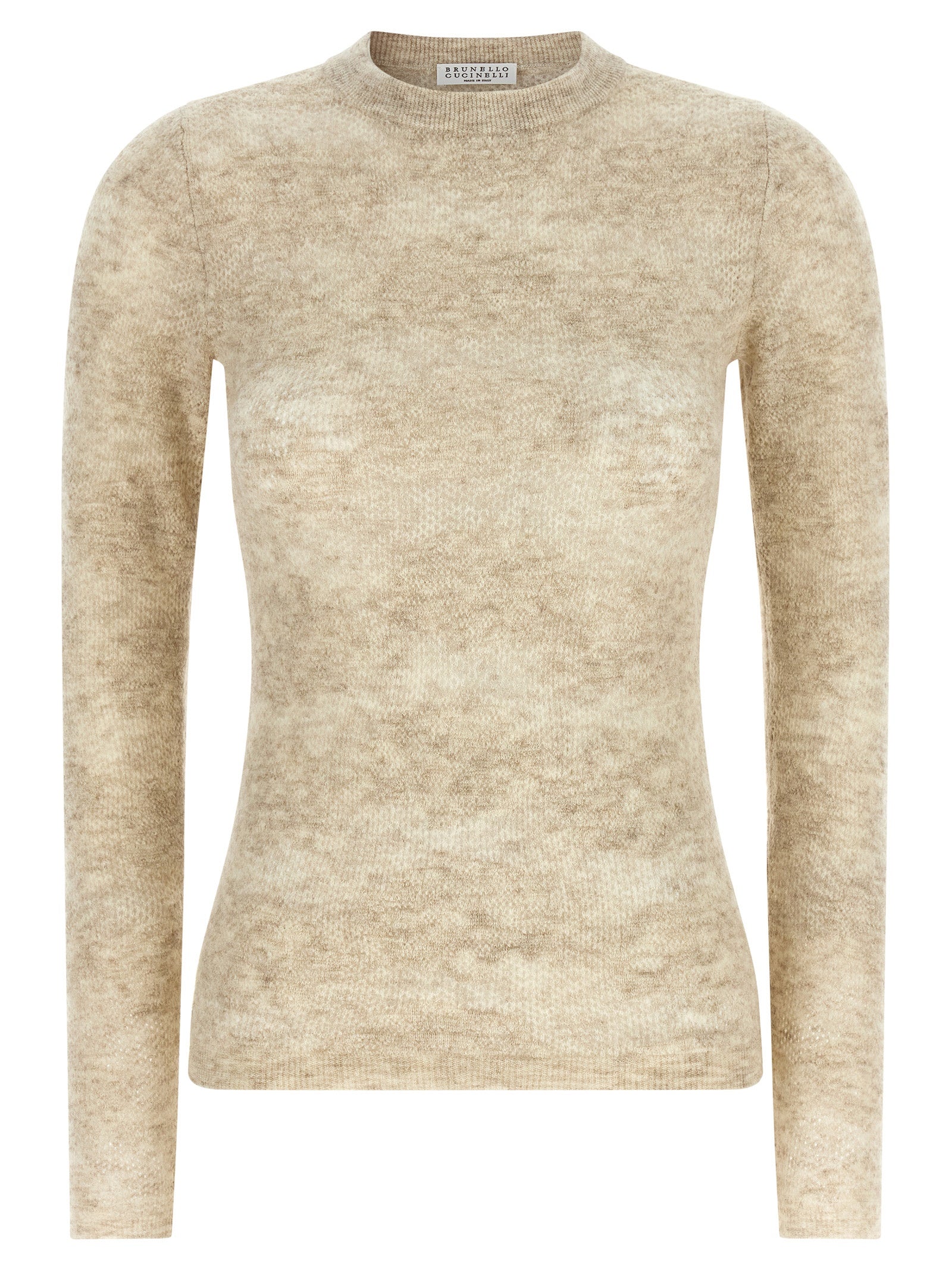 Brunello Cucinelli Beige Silk Women's Cardigan