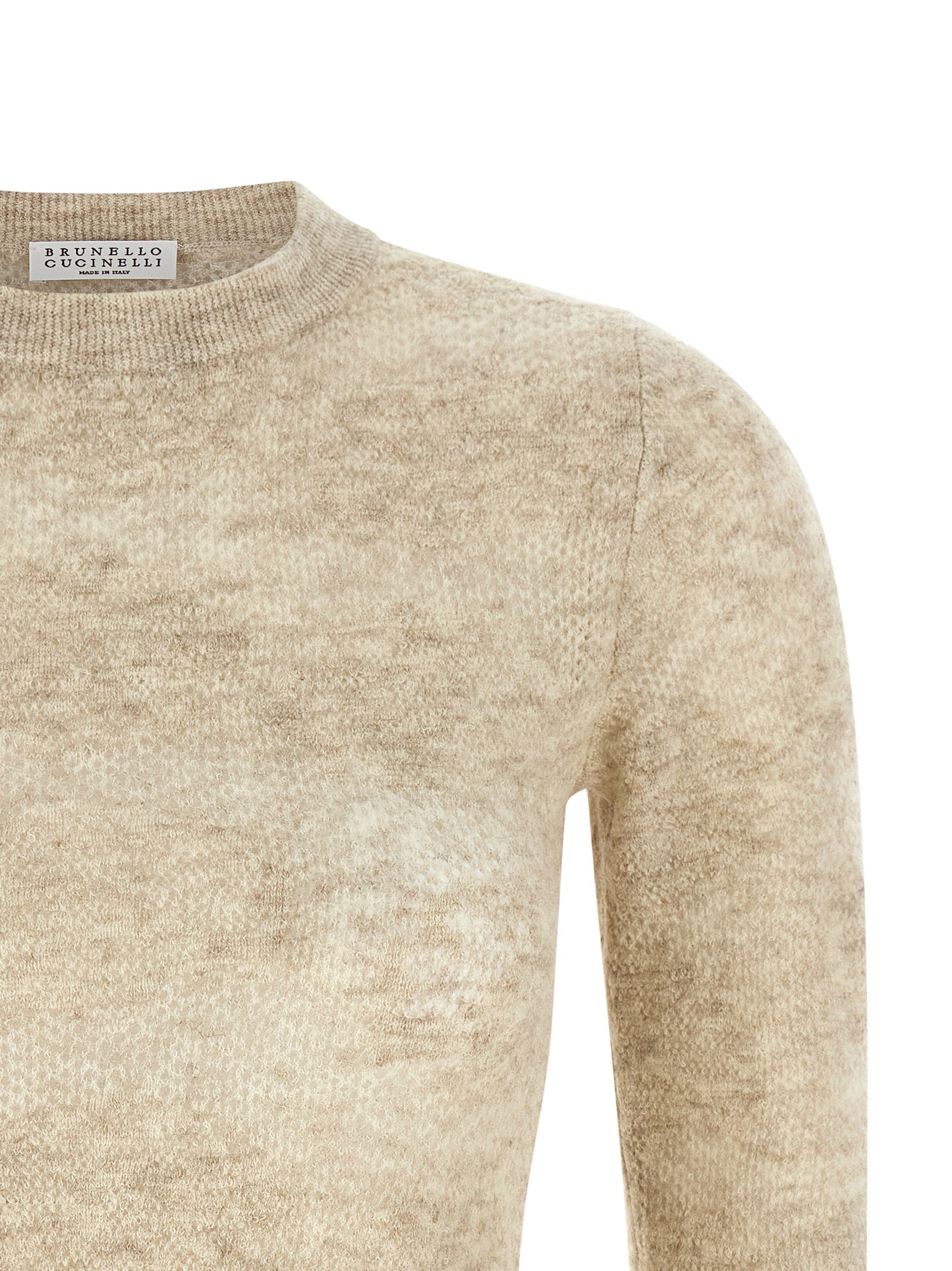 Brunello Cucinelli Beige Silk Women's Cardigan