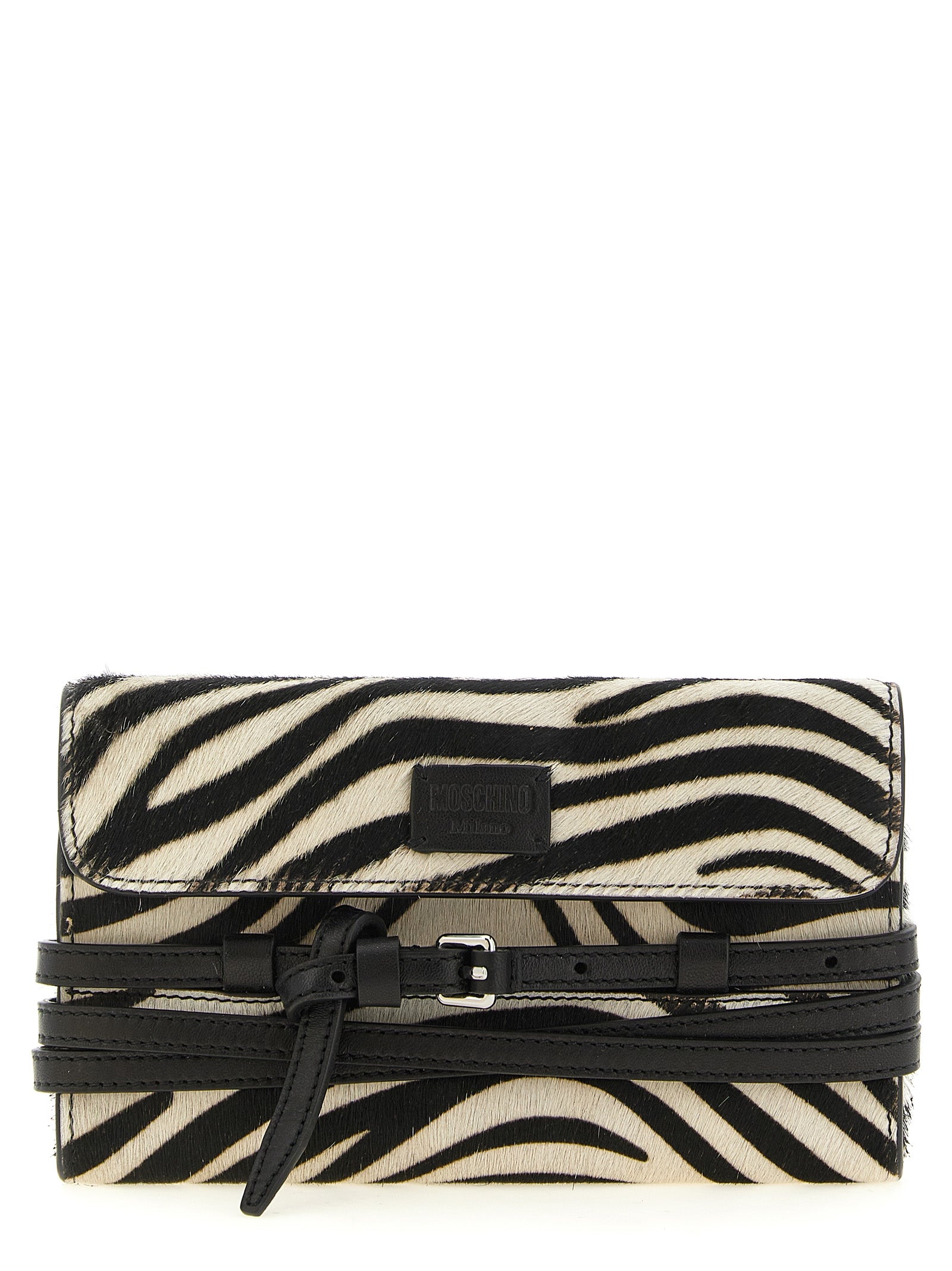 Moschino Bicolor Leather Women's Cardholder