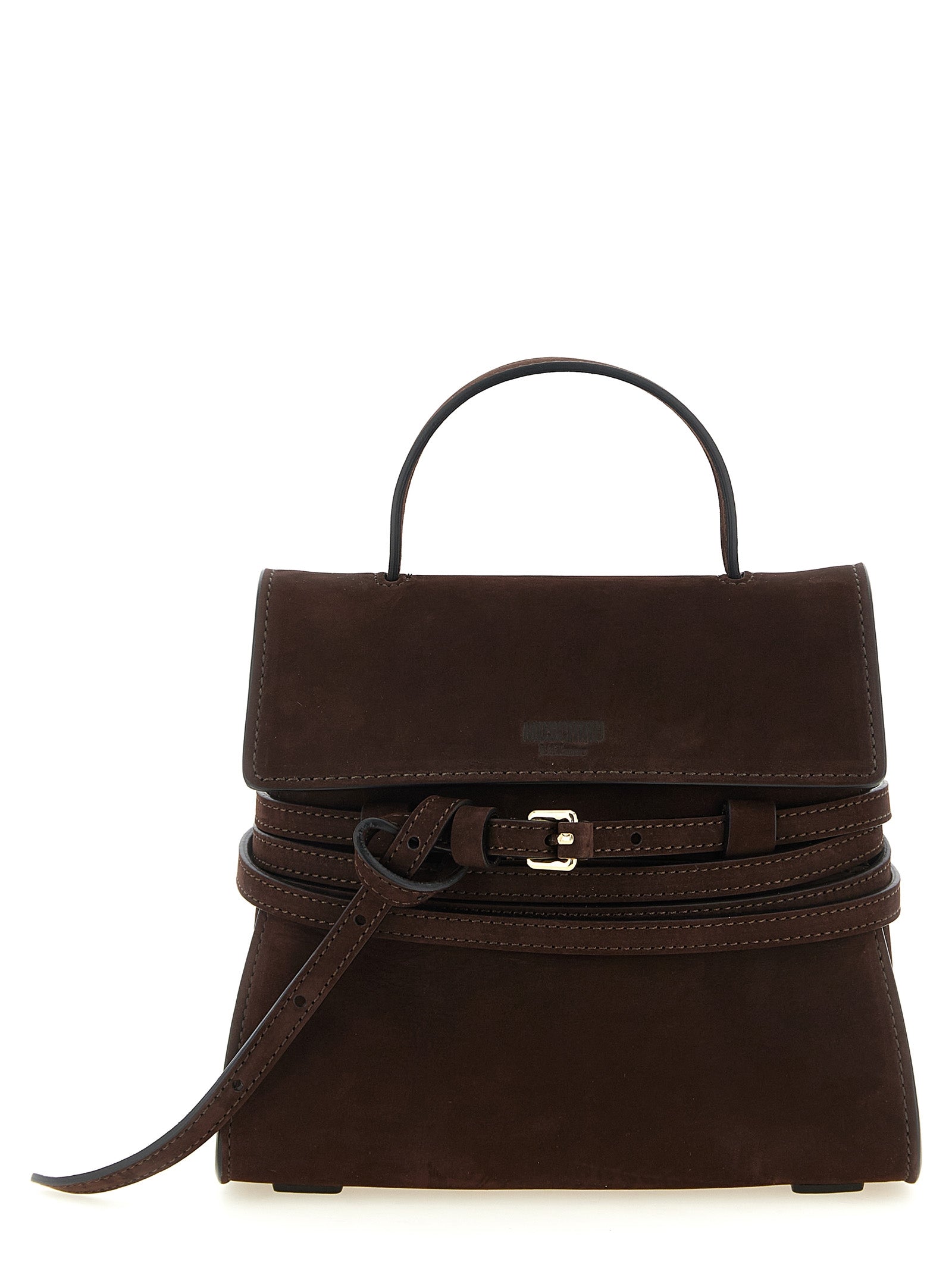 Moschino Brown Calfskin Women's Handbag