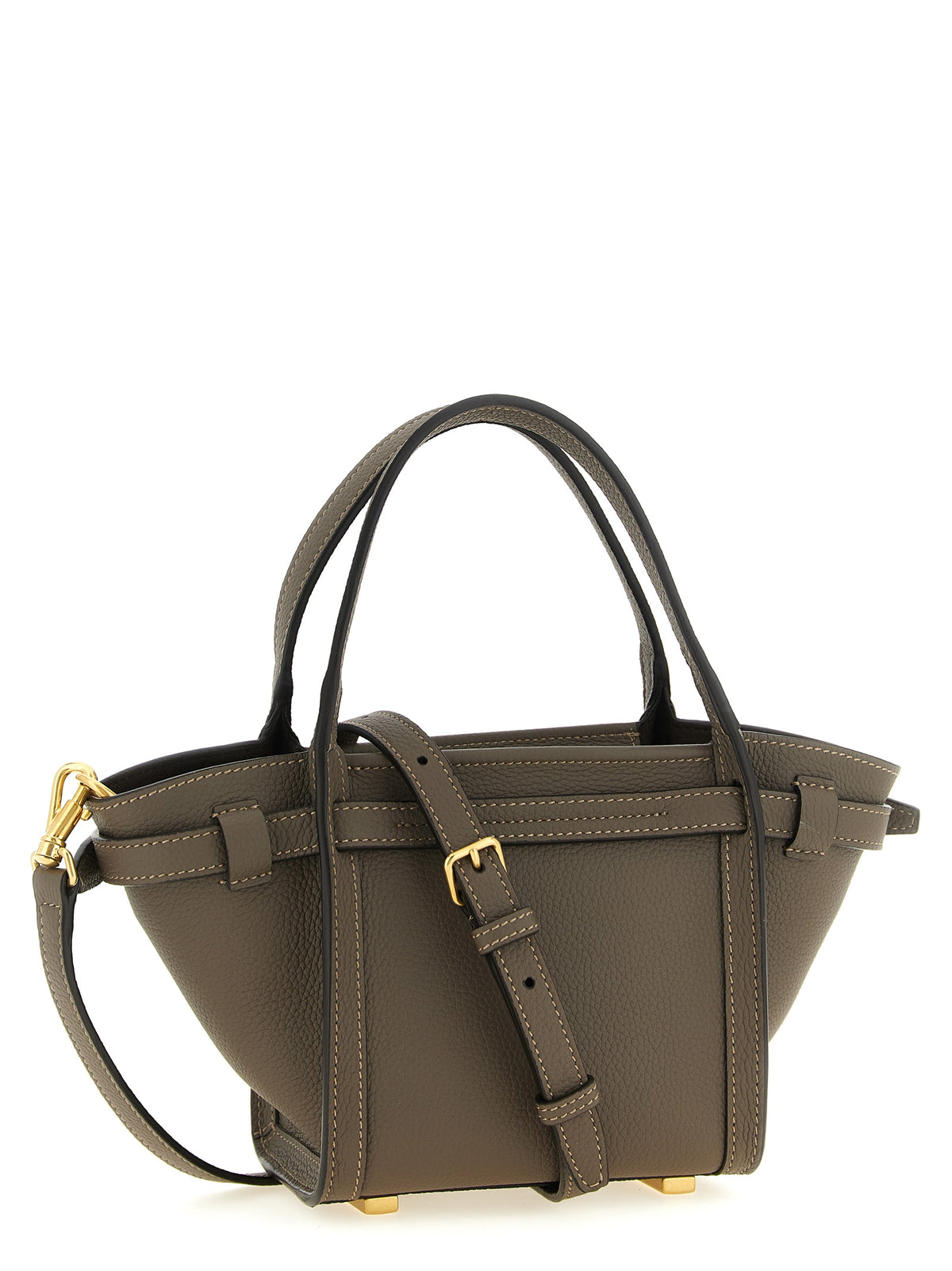 Tod's Gray Calfskin Tote Women's Bag
