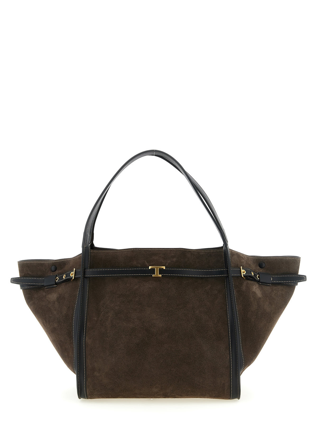 Tod's Brown Calfskin Tote Women's Bag