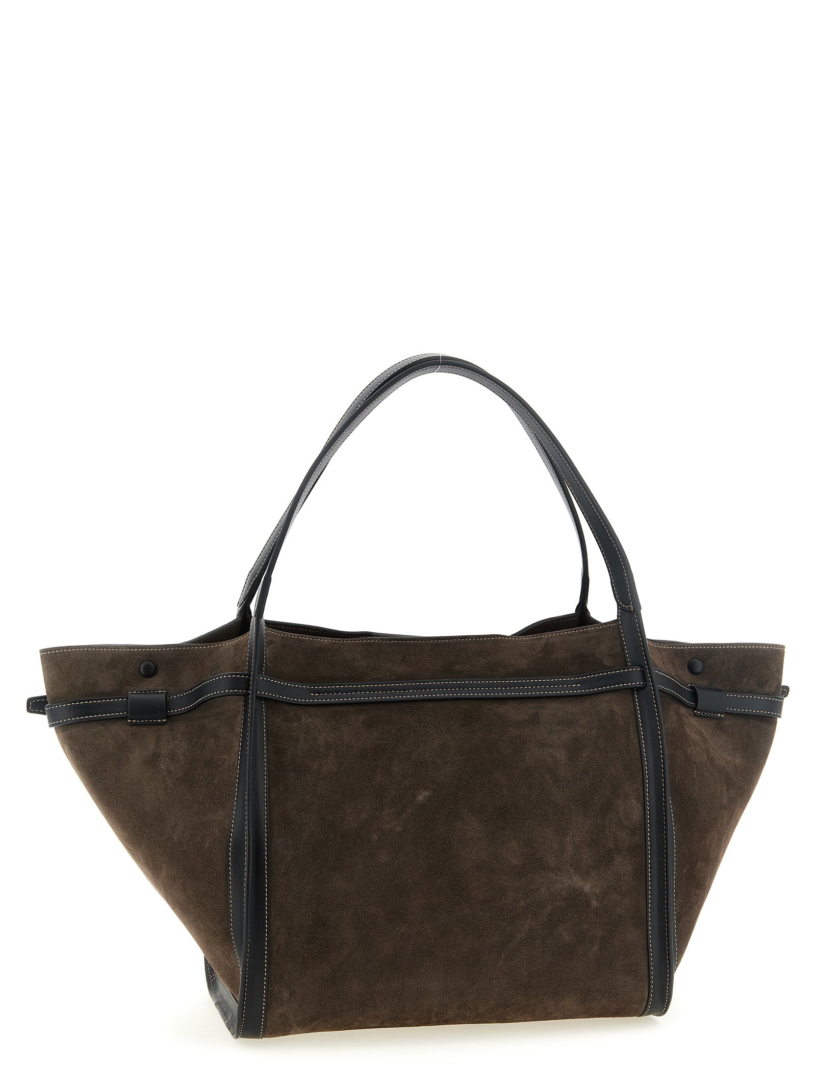 Tod's Brown Calfskin Tote Women's Bag