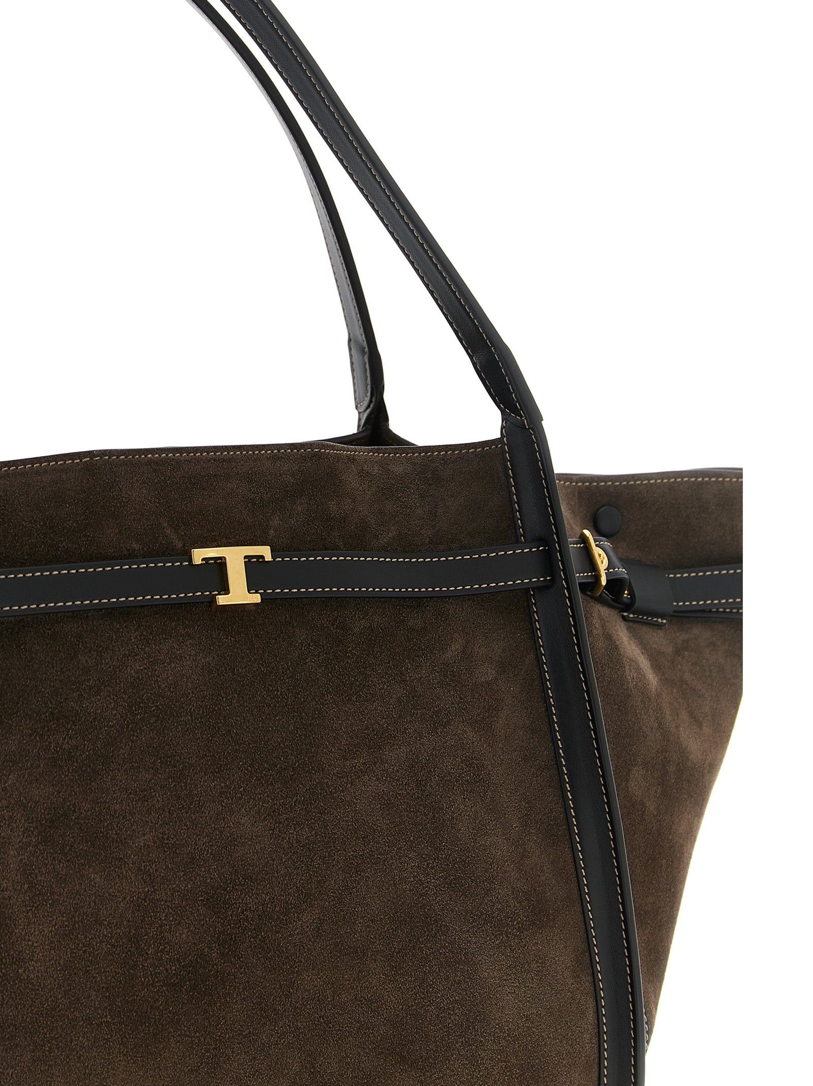 Tod's Brown Calfskin Tote Women's Bag