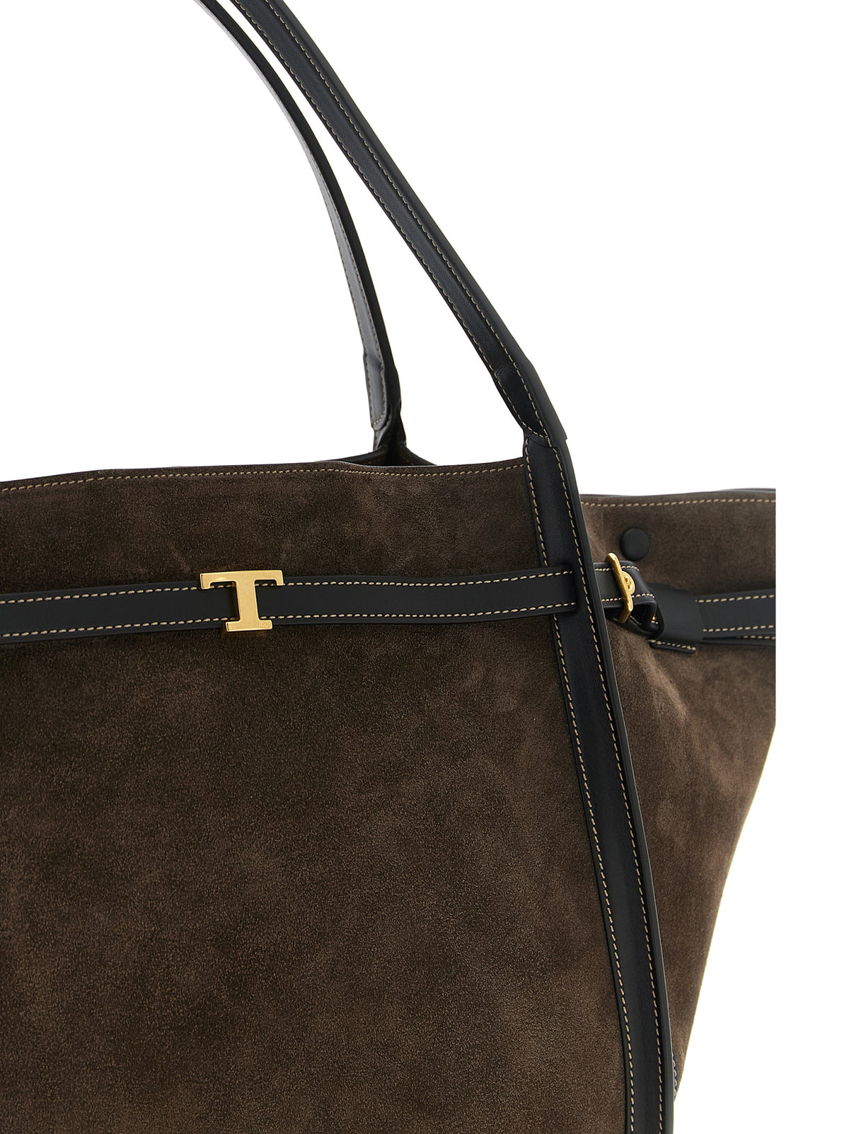 Tod's Brown Calfskin Tote Women's Bag