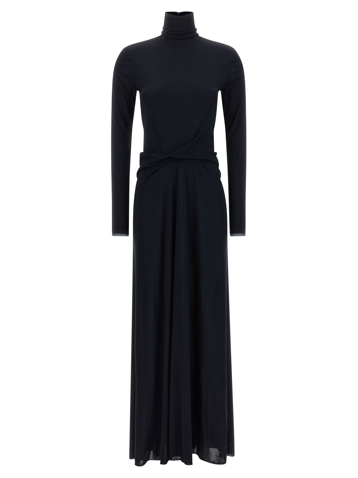 Fabiana Filippi Blue Viscose Long Women's Dress