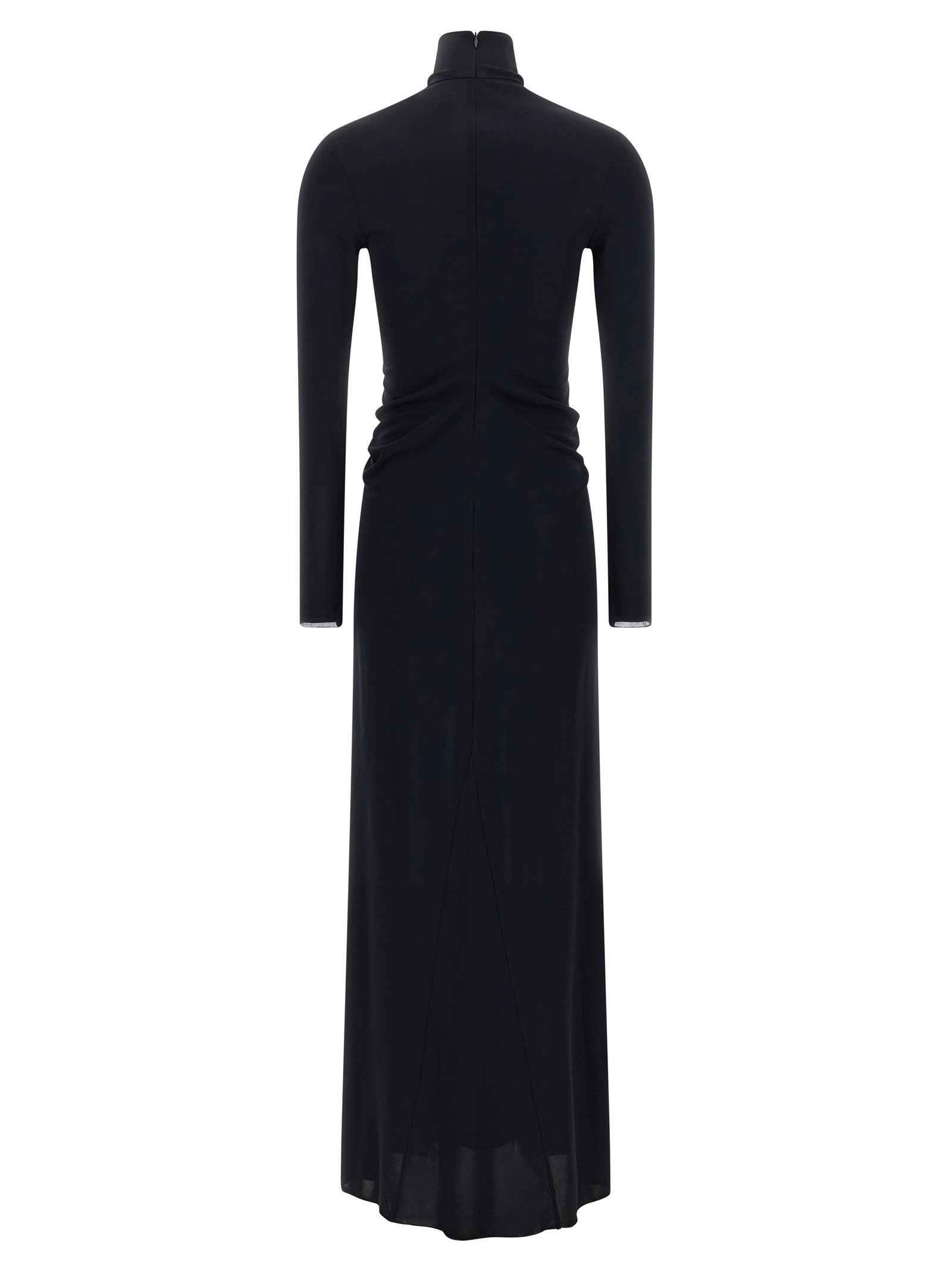 Fabiana Filippi Blue Viscose Long Women's Dress
