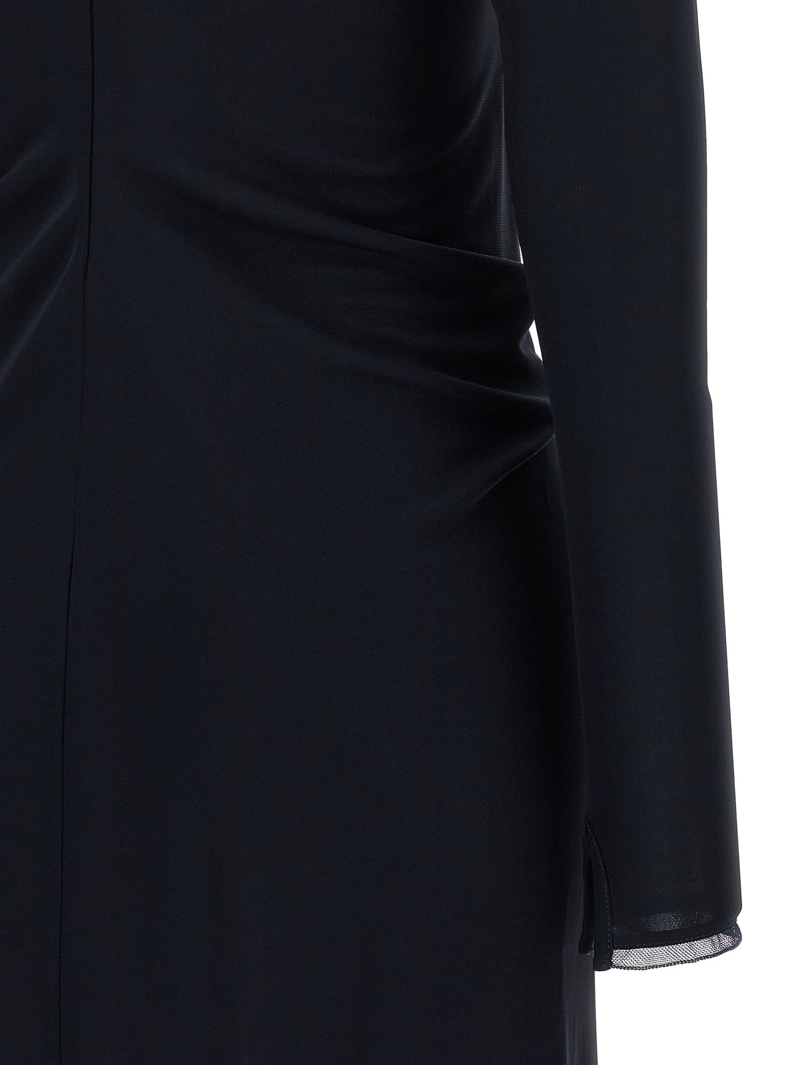 Fabiana Filippi Blue Viscose Long Women's Dress