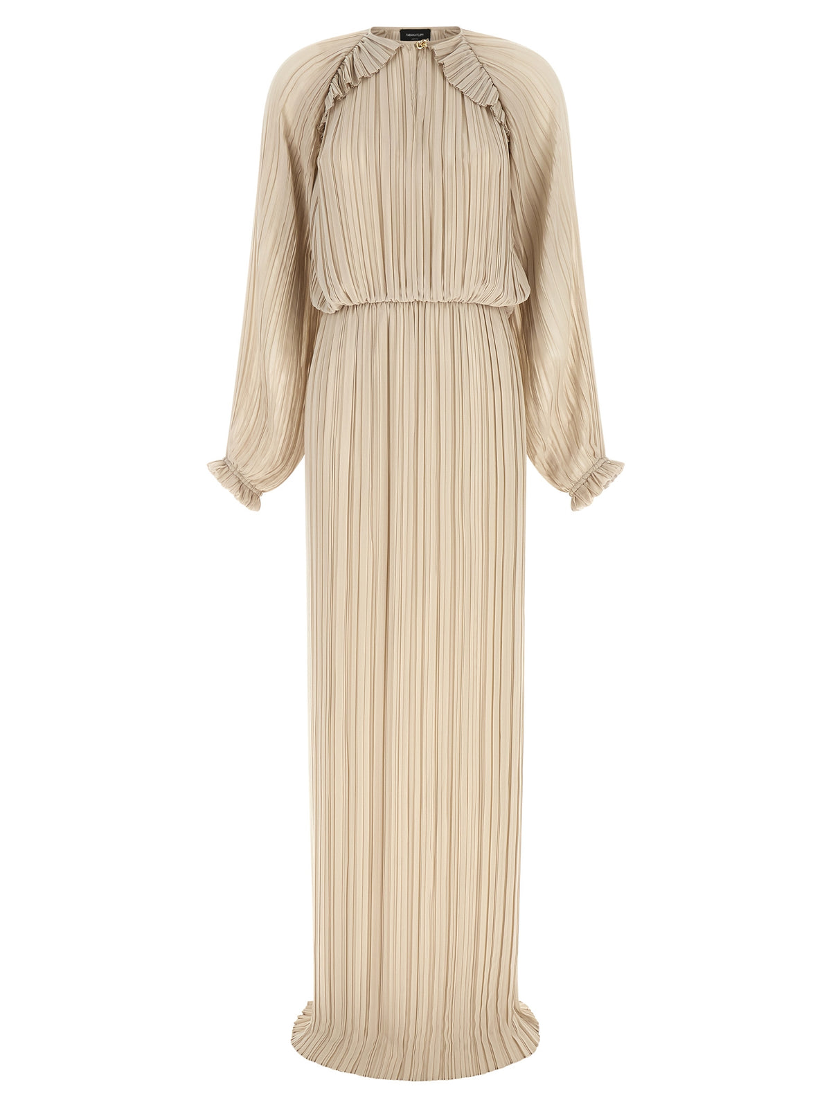 Fabiana Filippi Beige Polyester Long Women's Dress