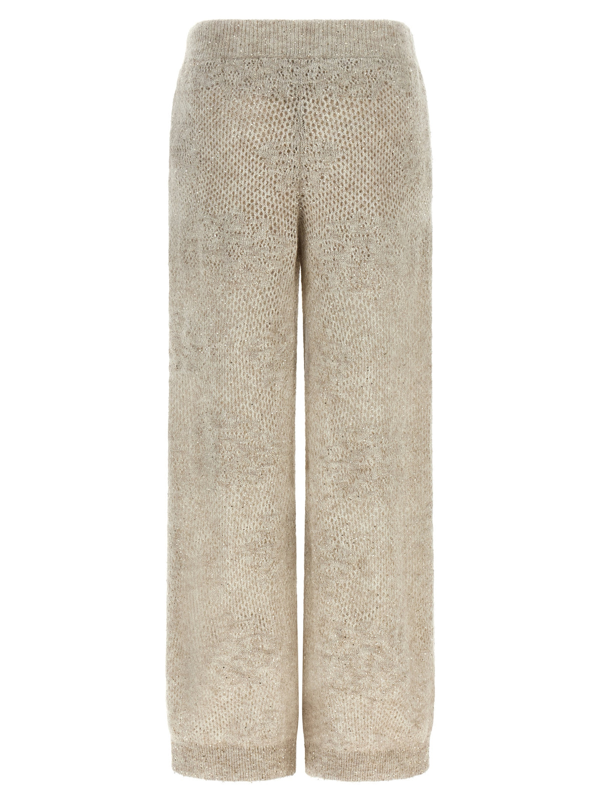 Brunello Cucinelli Beige Nylon Casual Women's Pants