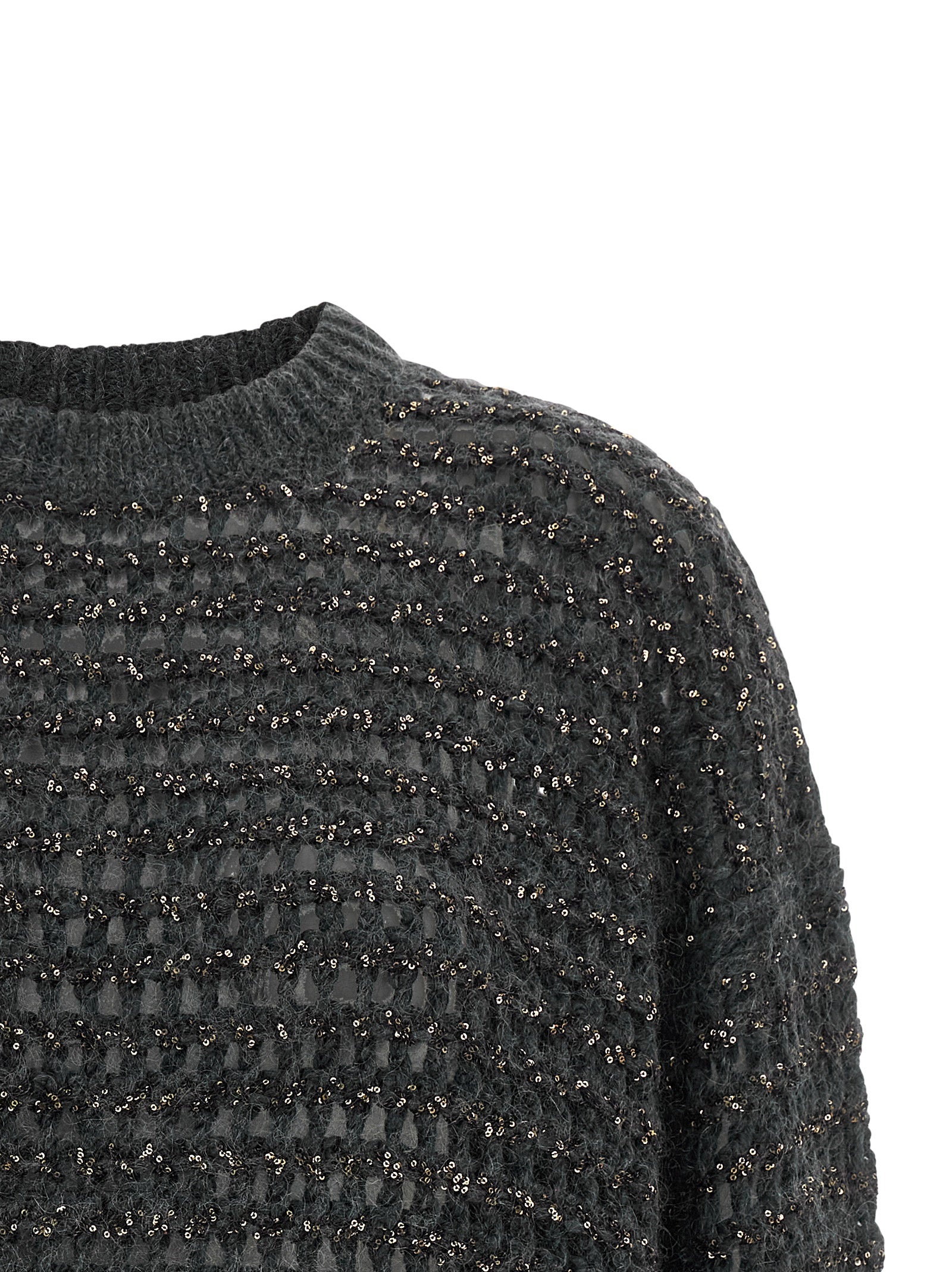 Brunello Cucinelli Gray Elastane Women's Cardigan