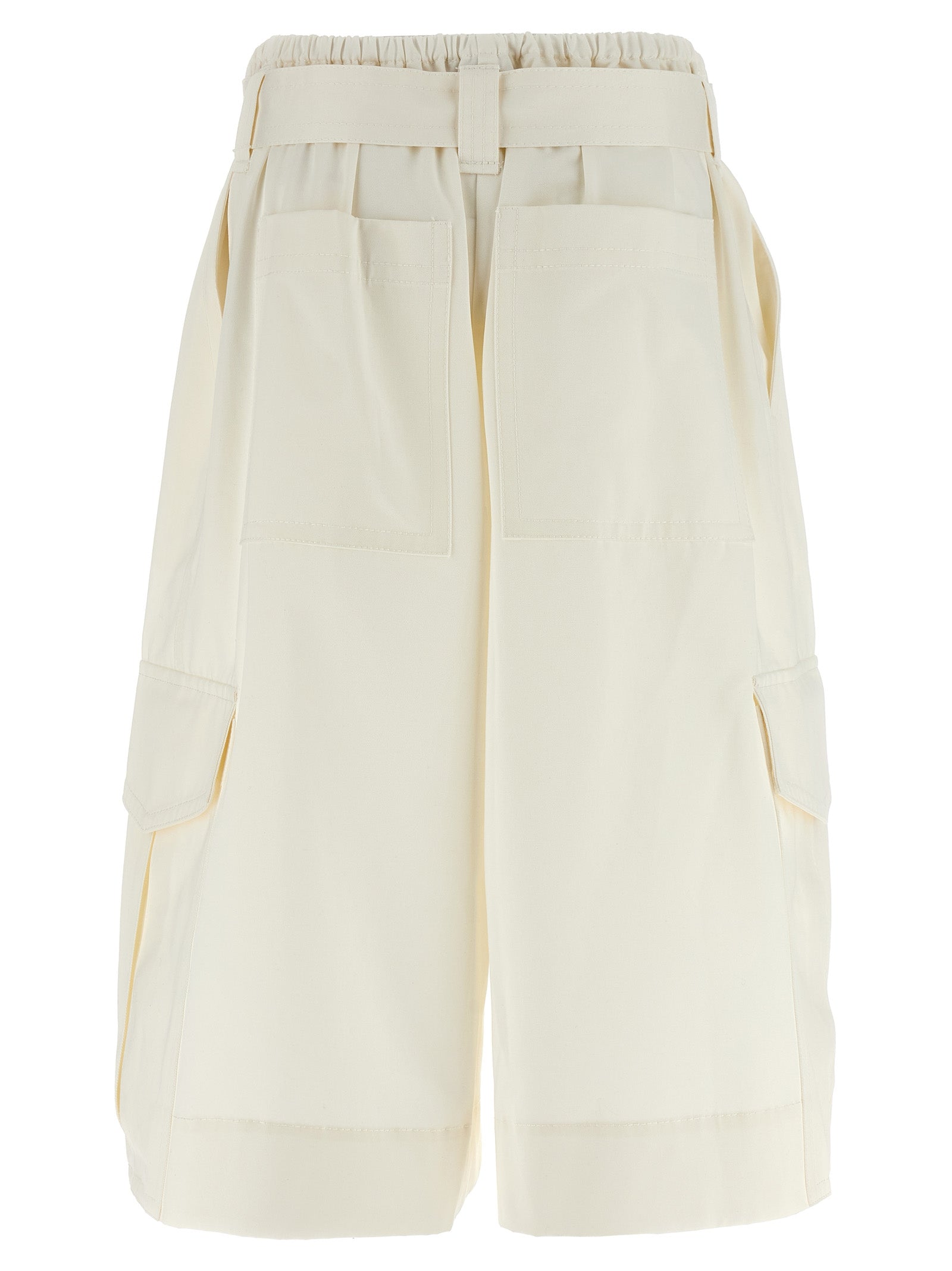 Zimmermann White Cotton Bermuda Women's Shorts