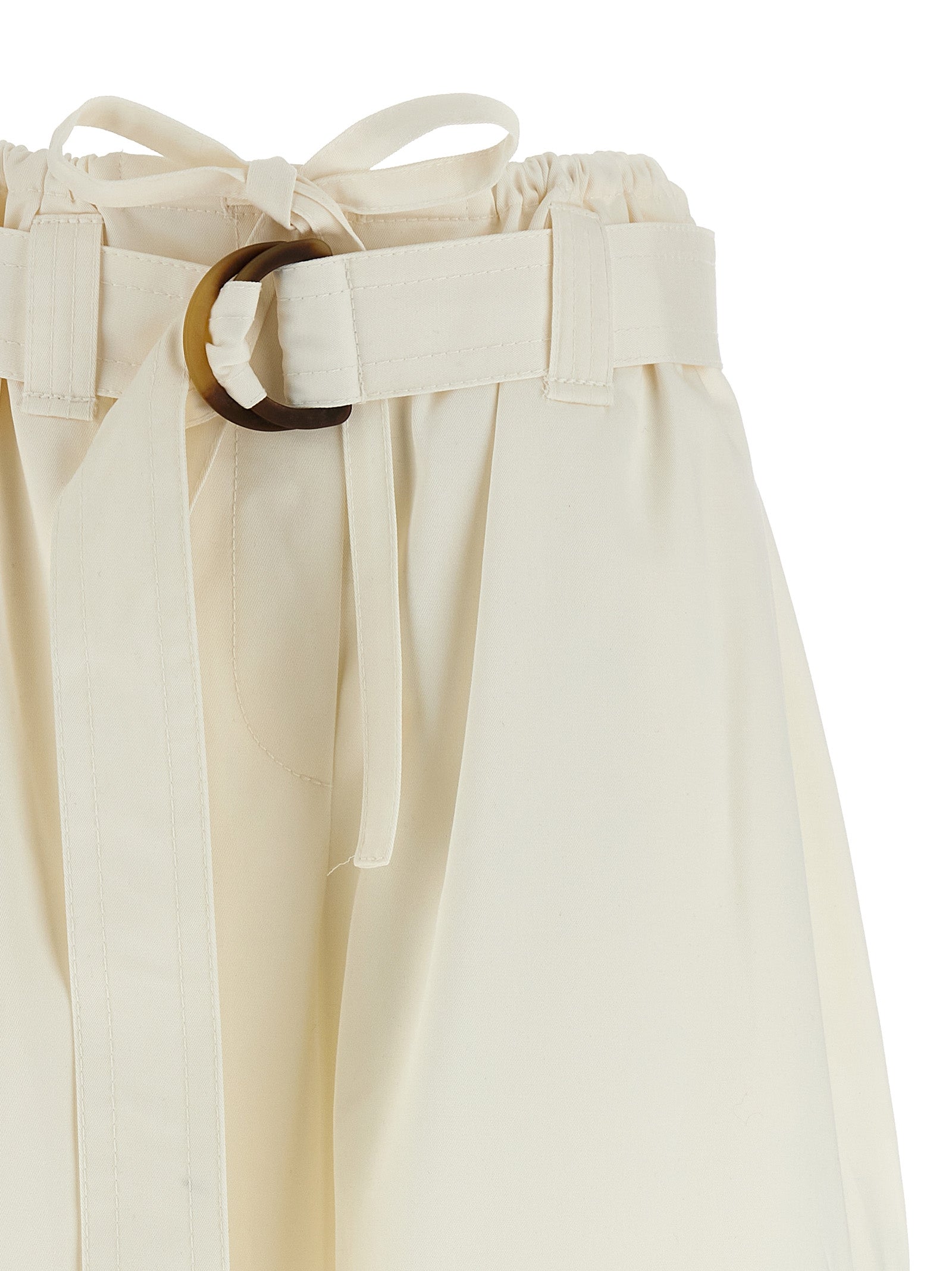 Zimmermann White Cotton Bermuda Women's Shorts