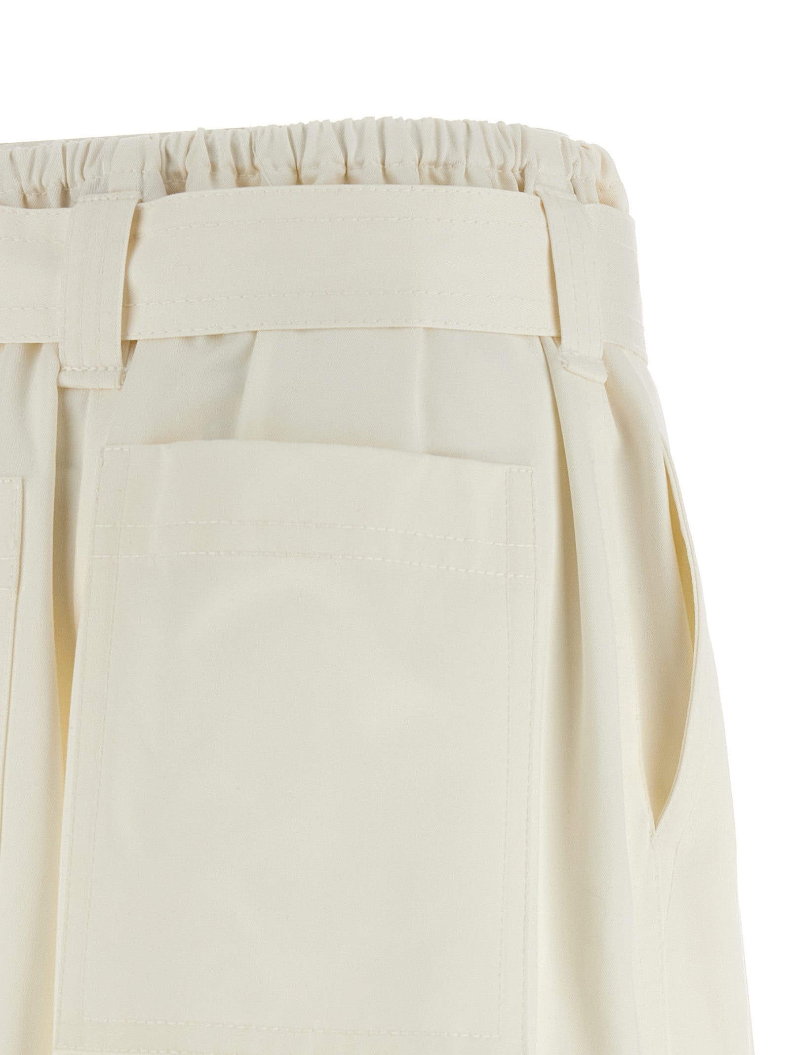 Zimmermann White Cotton Bermuda Women's Shorts