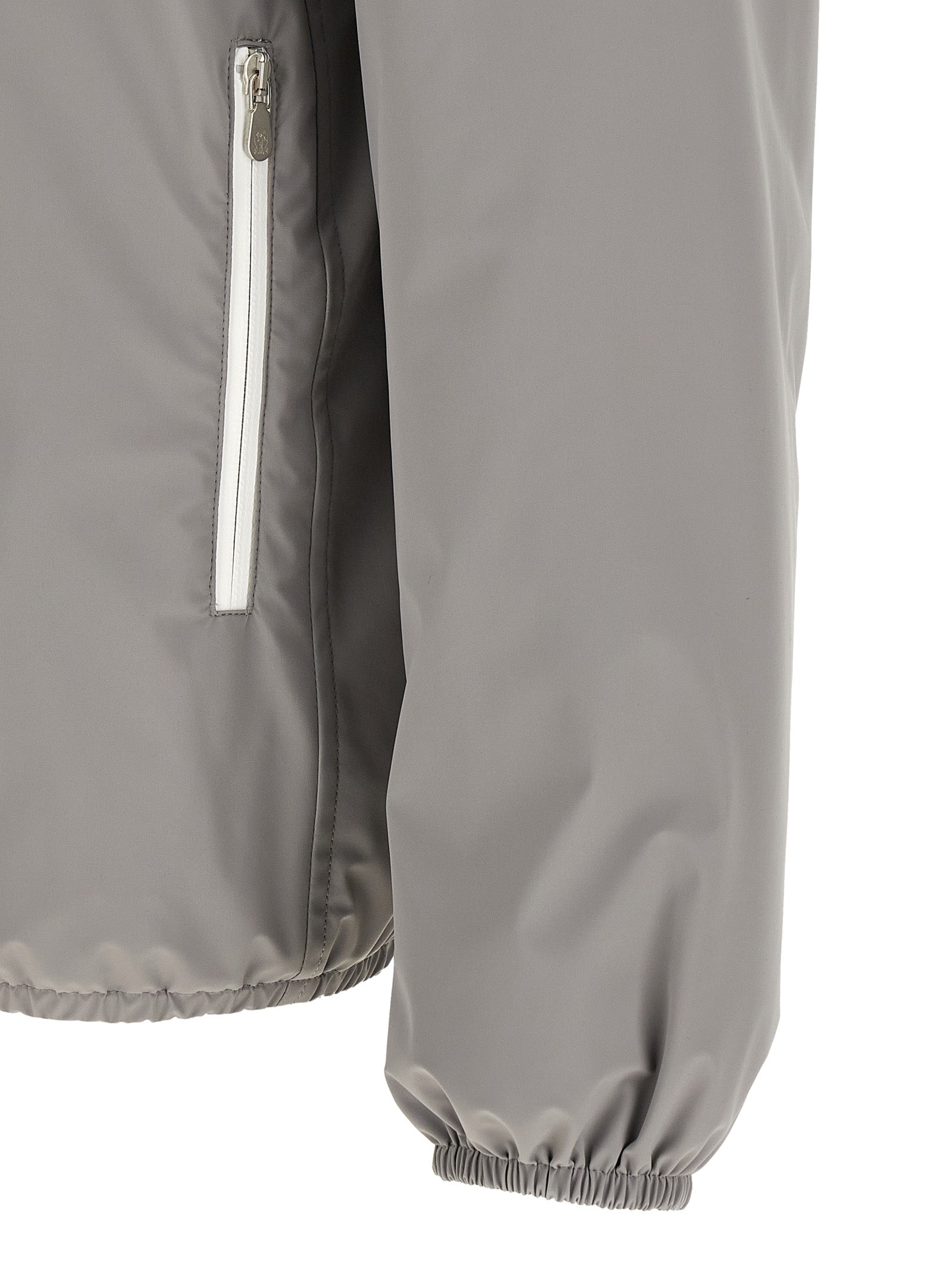 Brunello Cucinelli Gray Polyamide Shell Men's Jacket