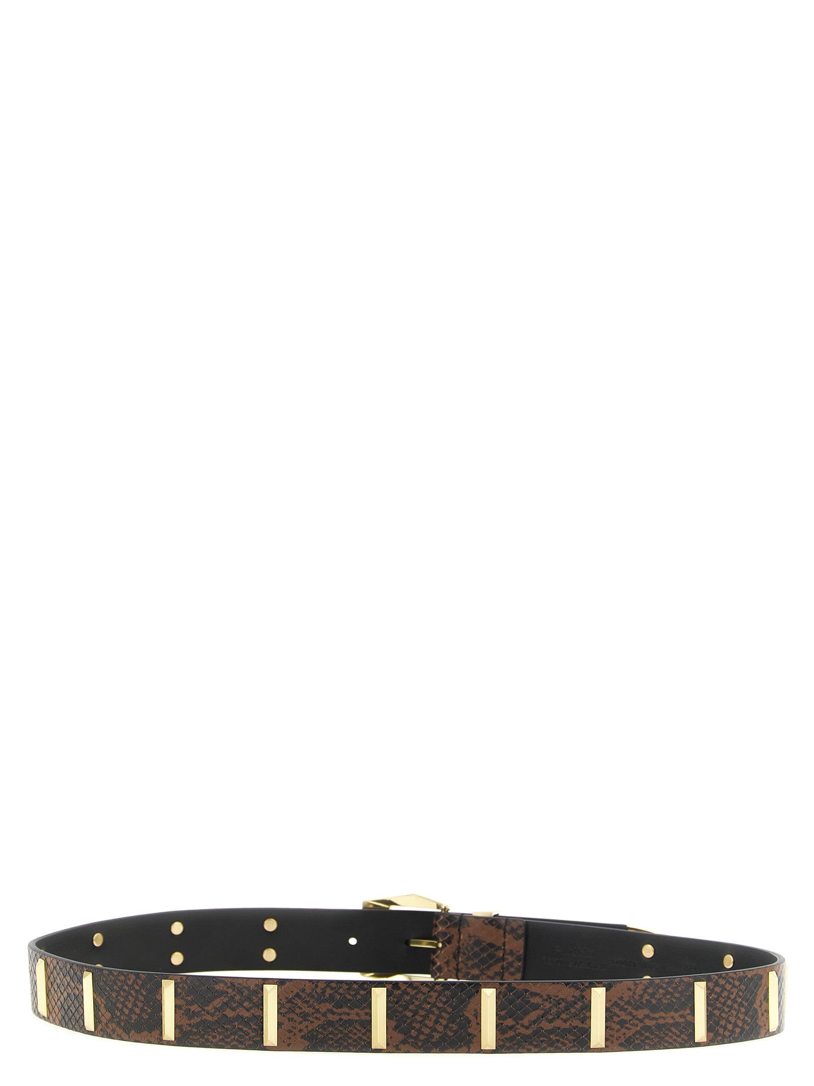 PINKO Gray Calfskin Regular Women's Belt
