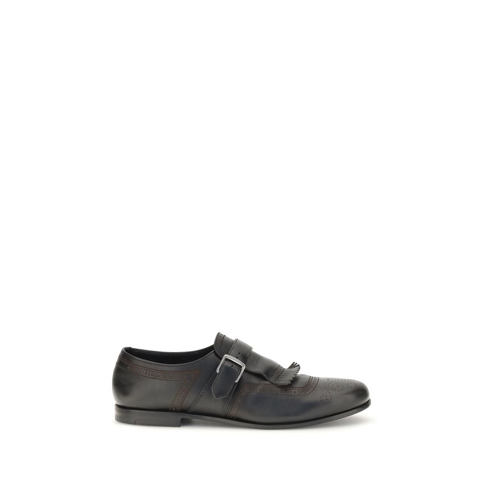 Church's Black Calf Leather Bos Taurus Slip-On Men's Loafers