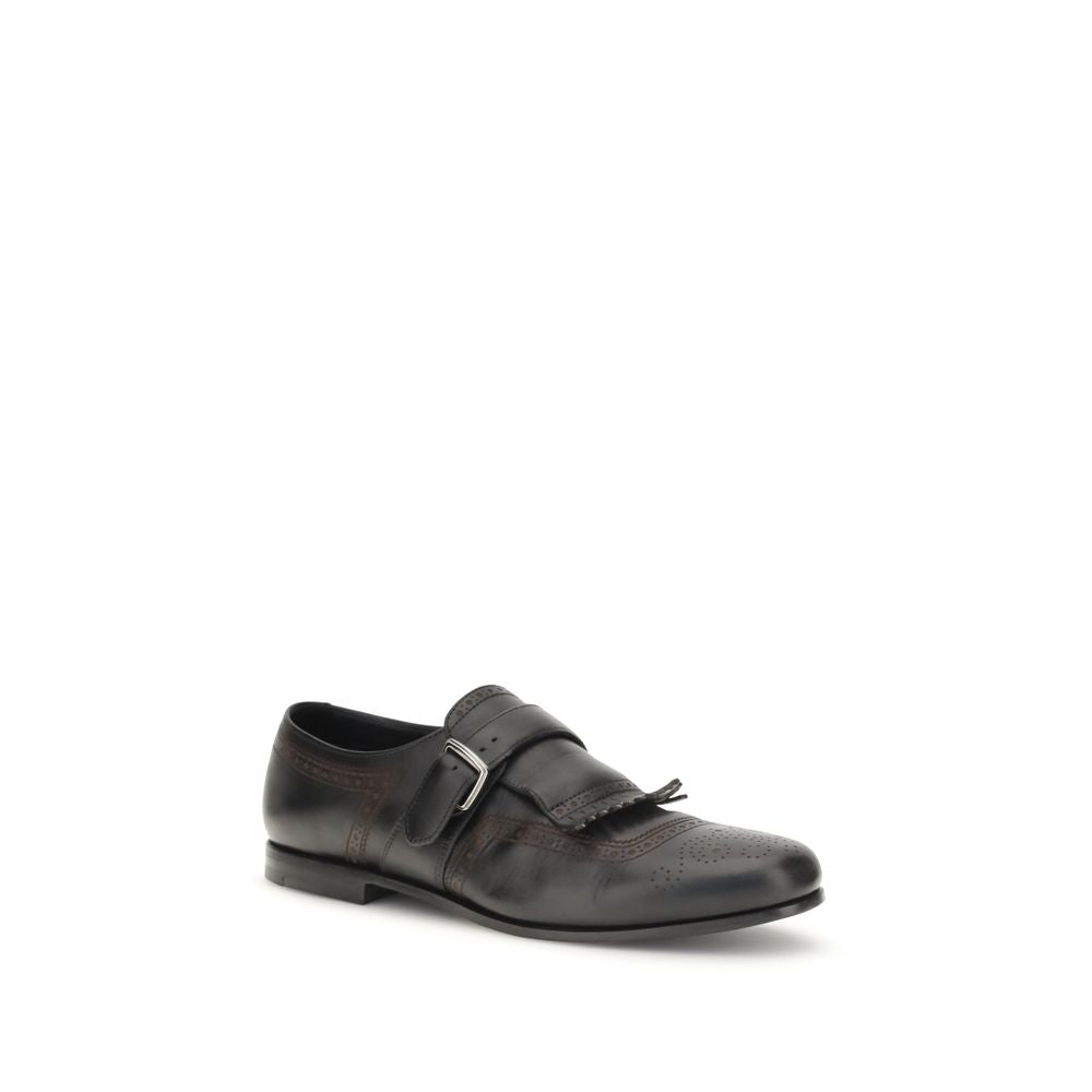 Church's Black Calf Leather Bos Taurus Slip-On Men's Loafers