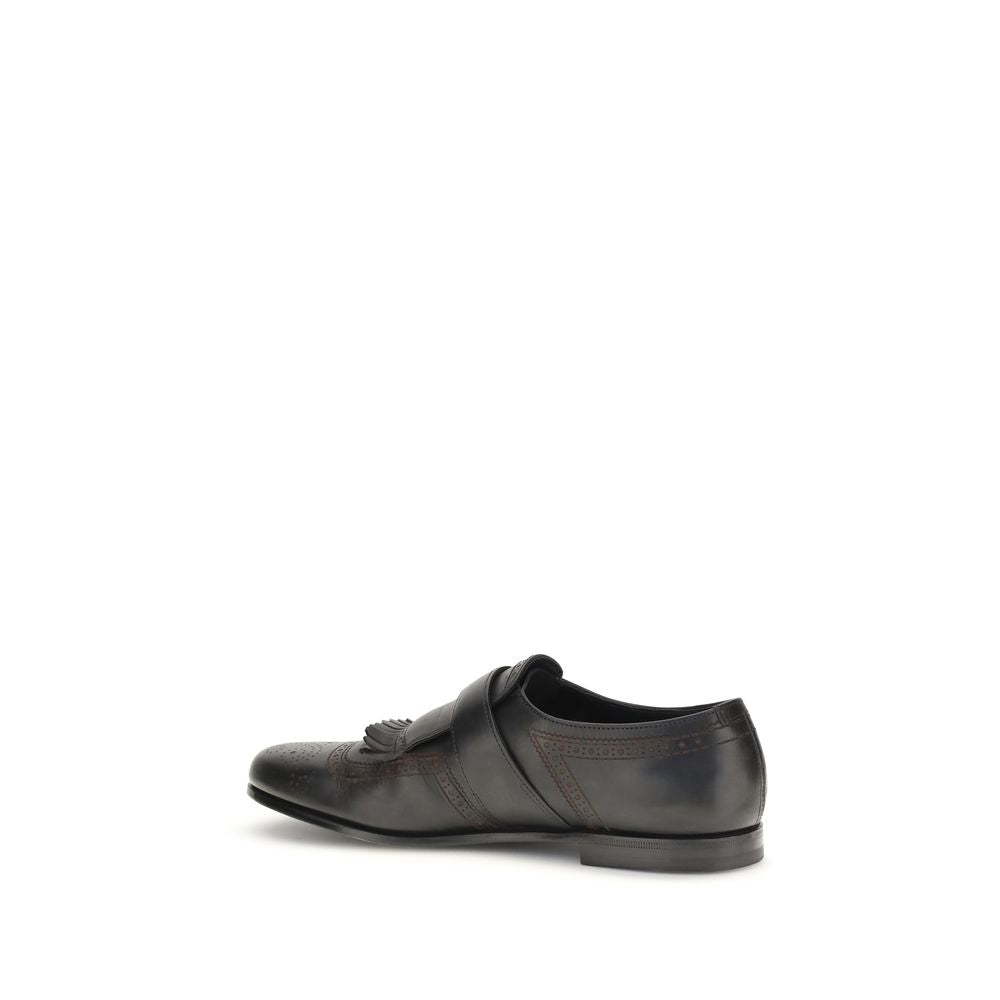 Church's Black Calf Leather Bos Taurus Slip-On Men's Loafers