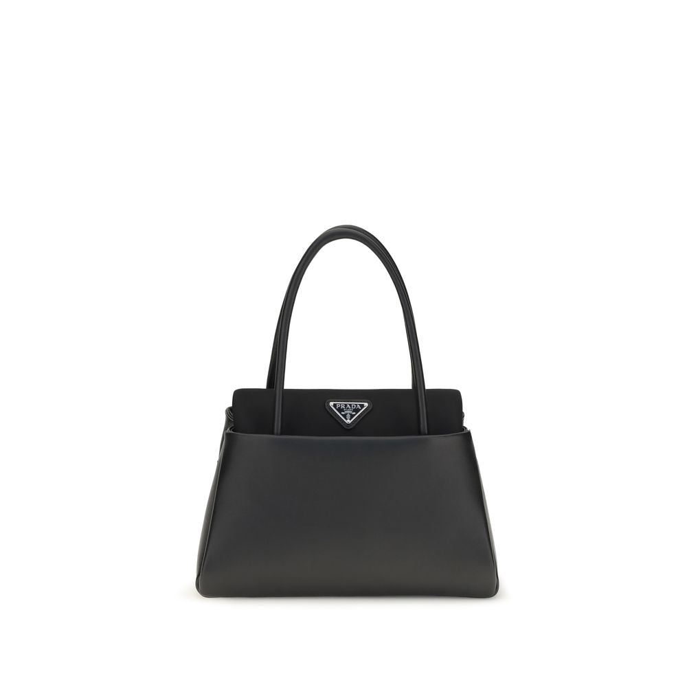 Prada Black Calf Leather Bos Taurus Women's Handbag