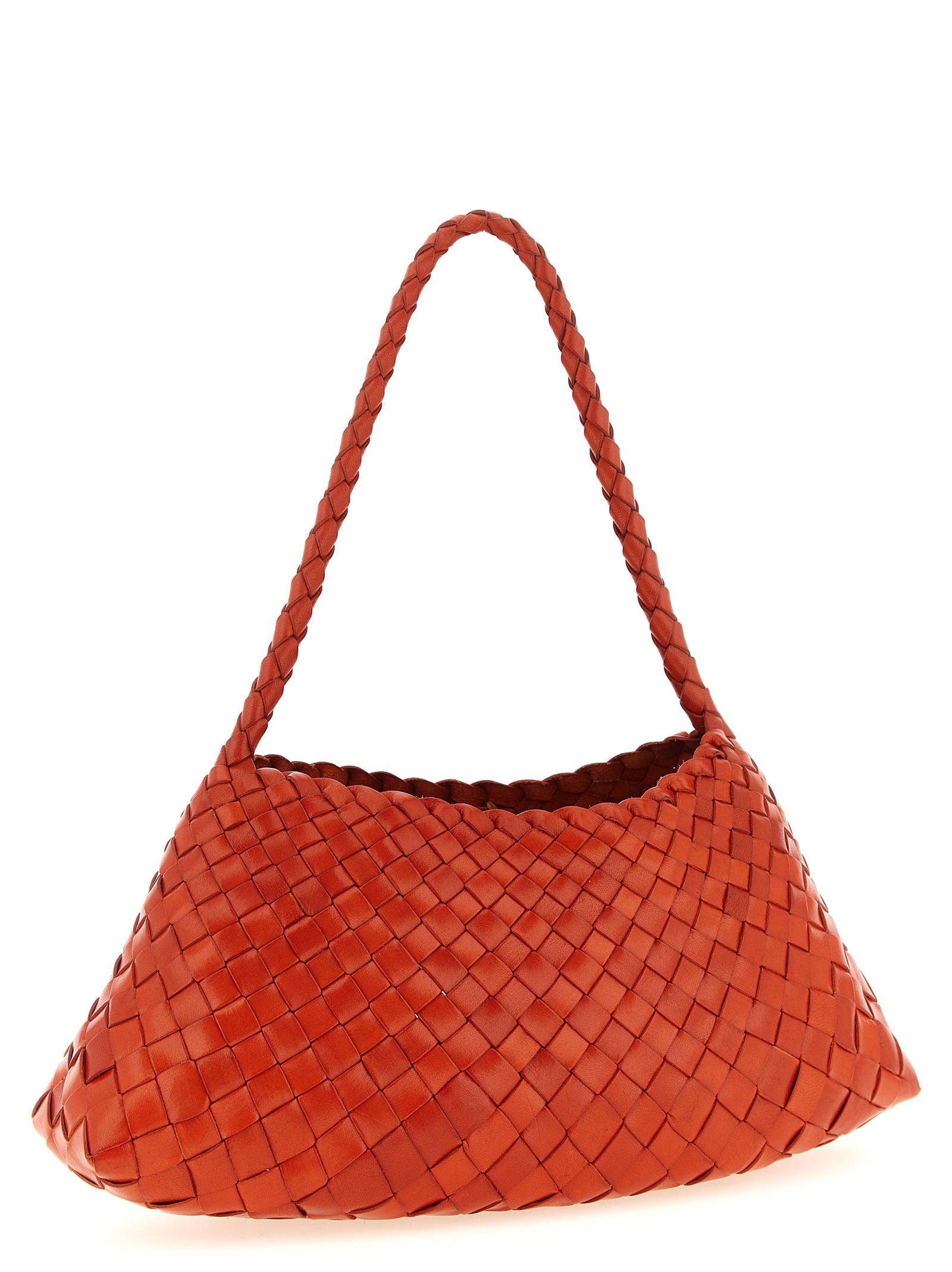 Dragon Diffusion Orange Calfskin Shoulder Women's Bag