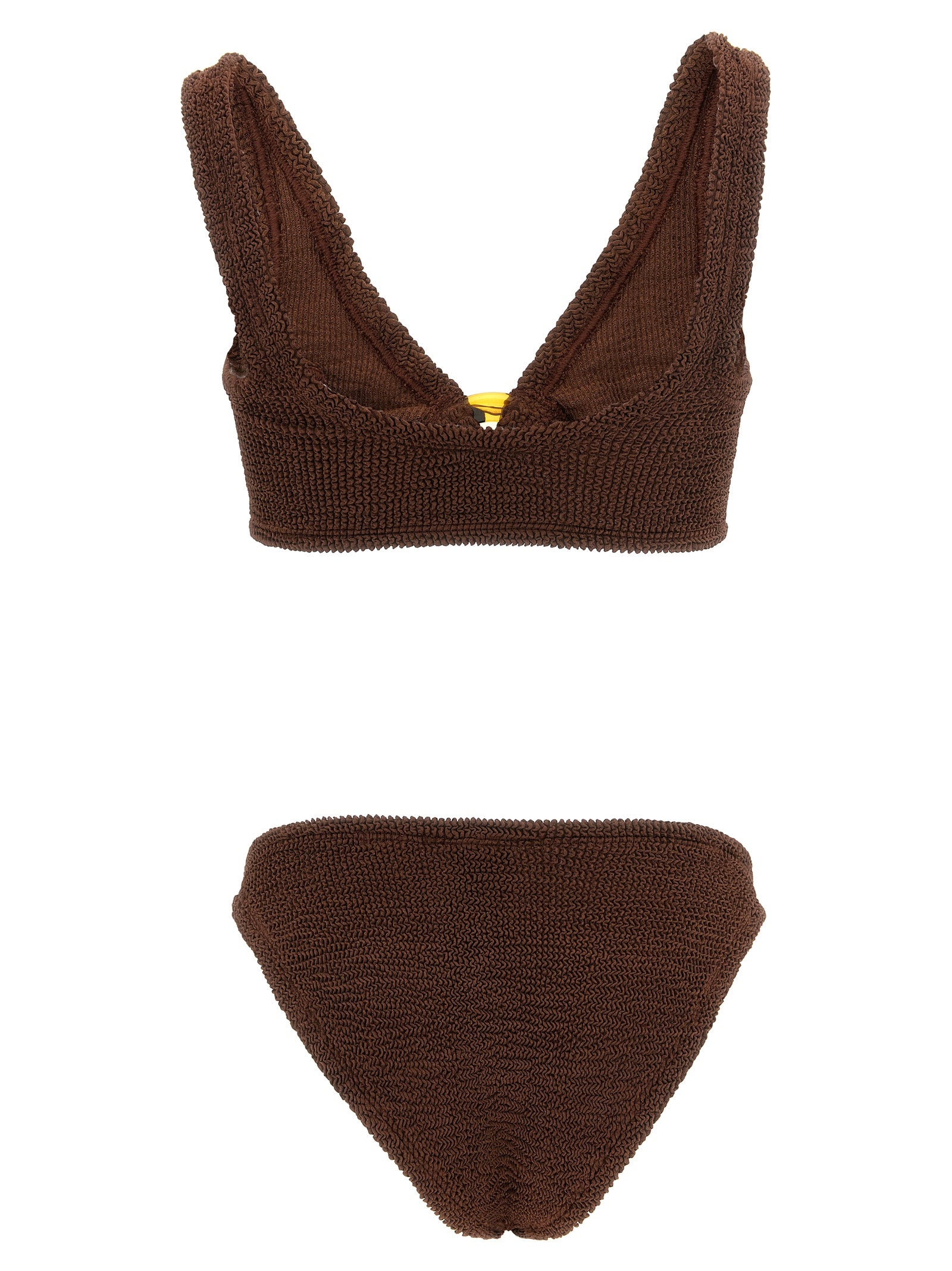 Hunza G Brown Polyamide Women's Bikini