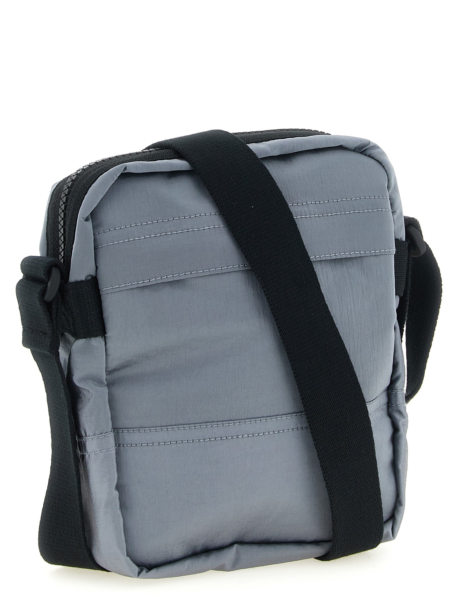Stone Island Gray Polyamide Crossbody Men's Bag