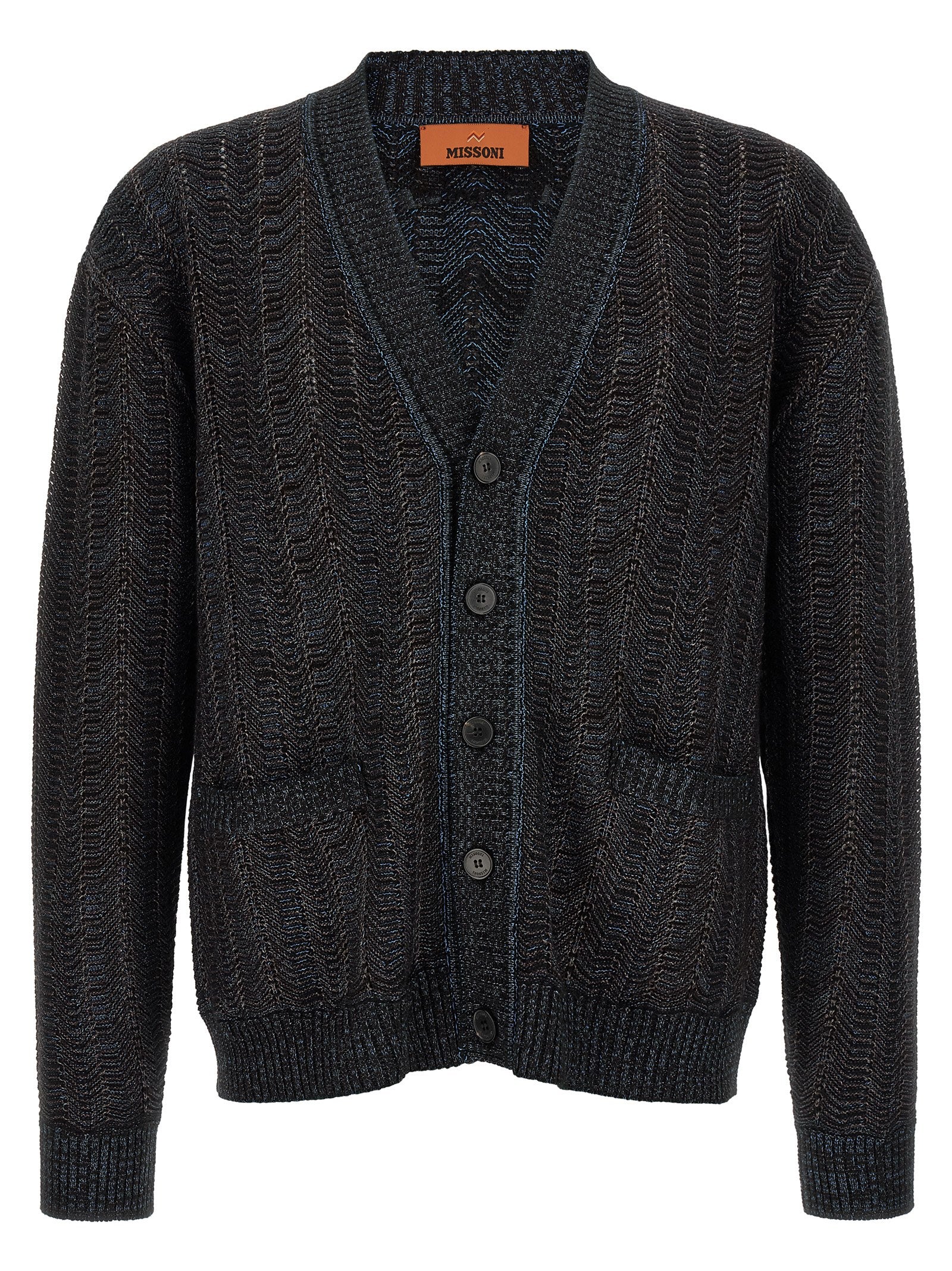 Missoni Multicolor Viscose Men's Cardigan