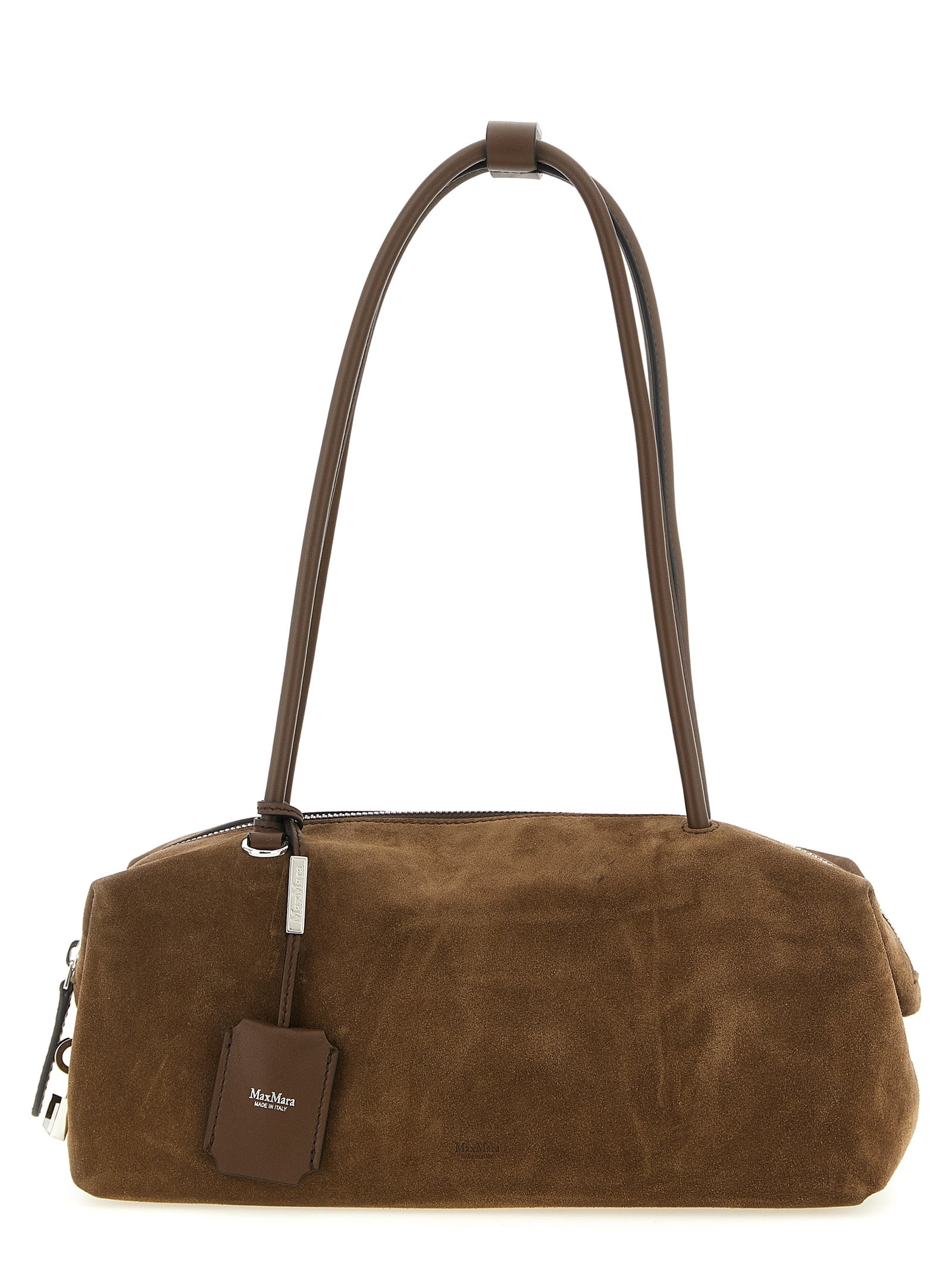 Max Mara Brown Calfskin Shoulder Women's Bag
