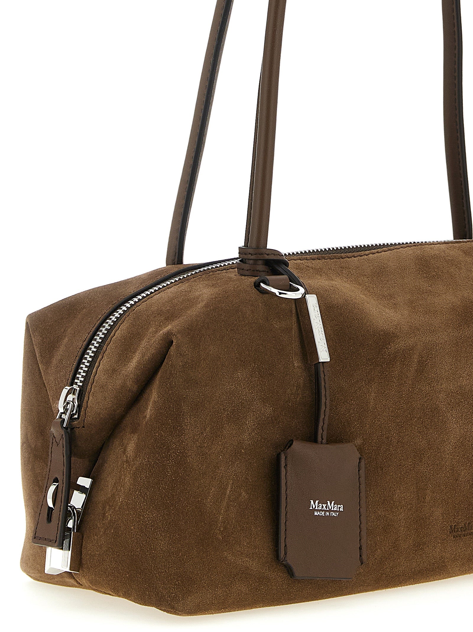 Max Mara Brown Calfskin Shoulder Women's Bag