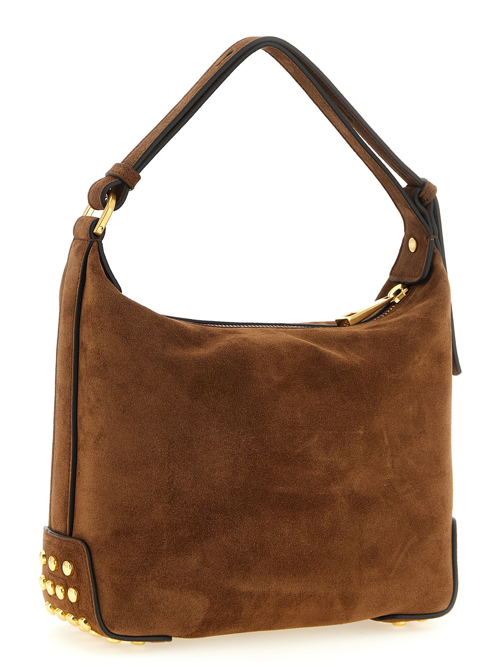 Tod's Brown Calfskin Shoulder Women's Bag