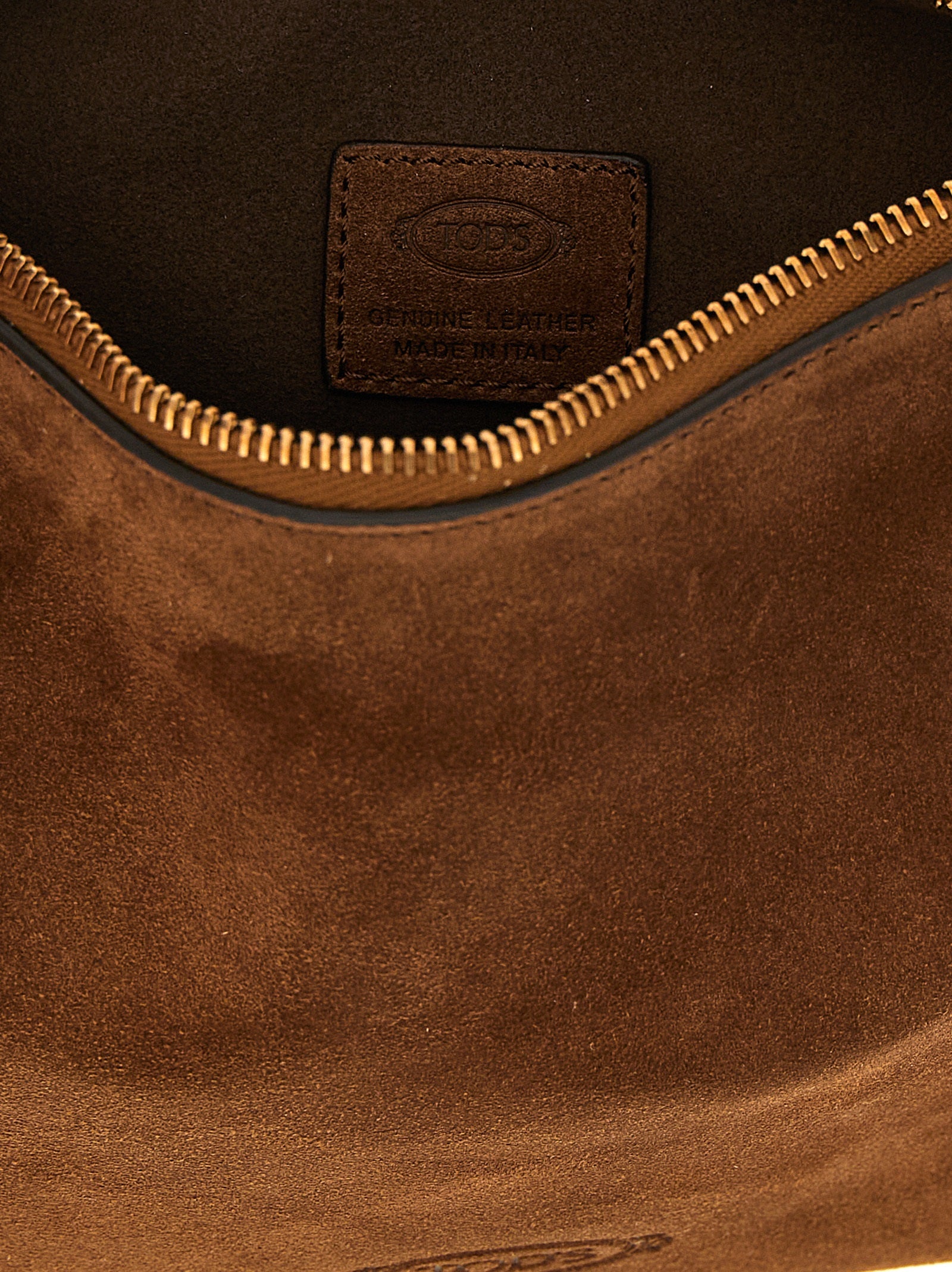 Tod's Brown Calfskin Shoulder Women's Bag
