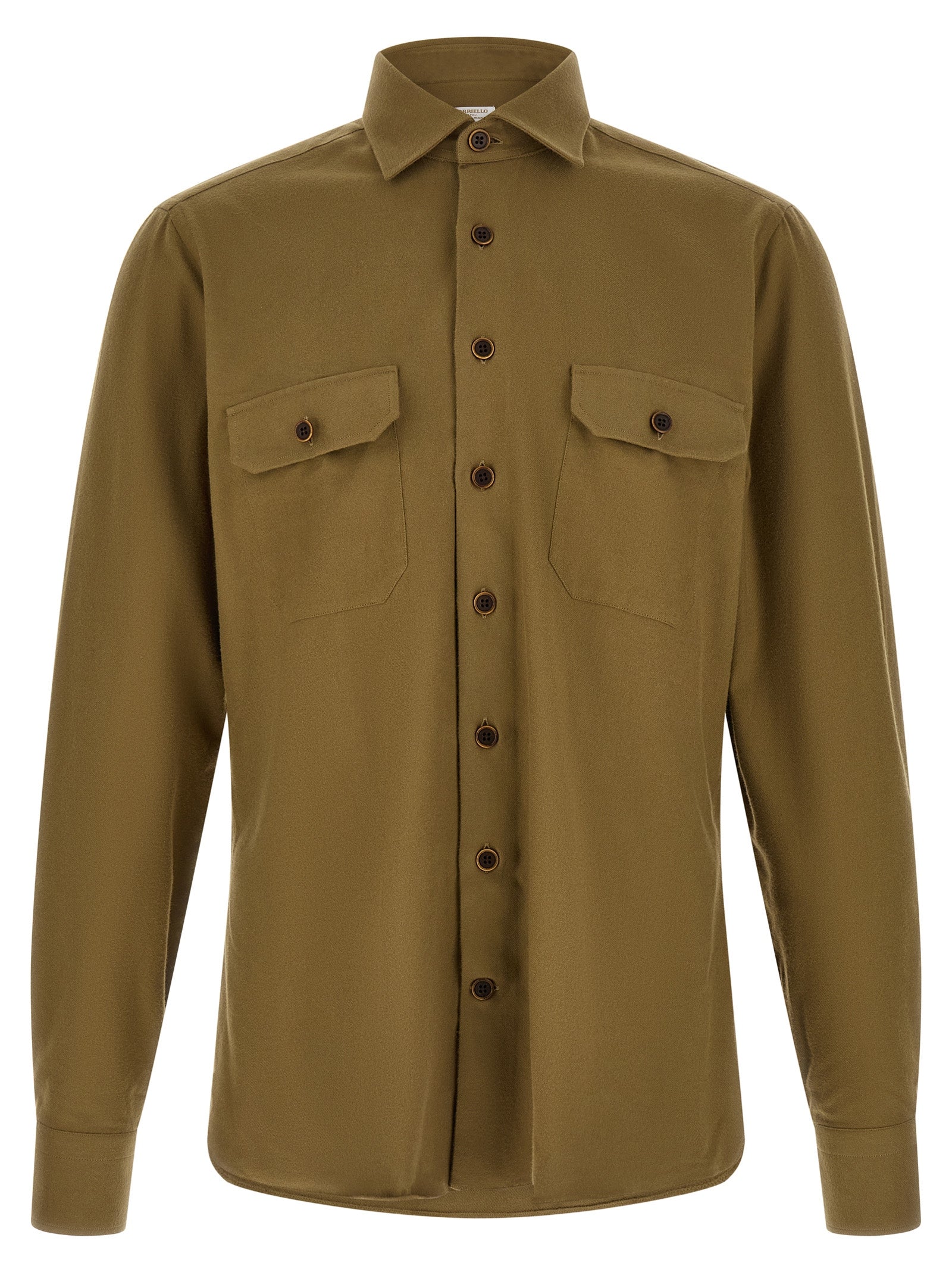 BORRIELLO Bicolor Cotton Men's Blouse