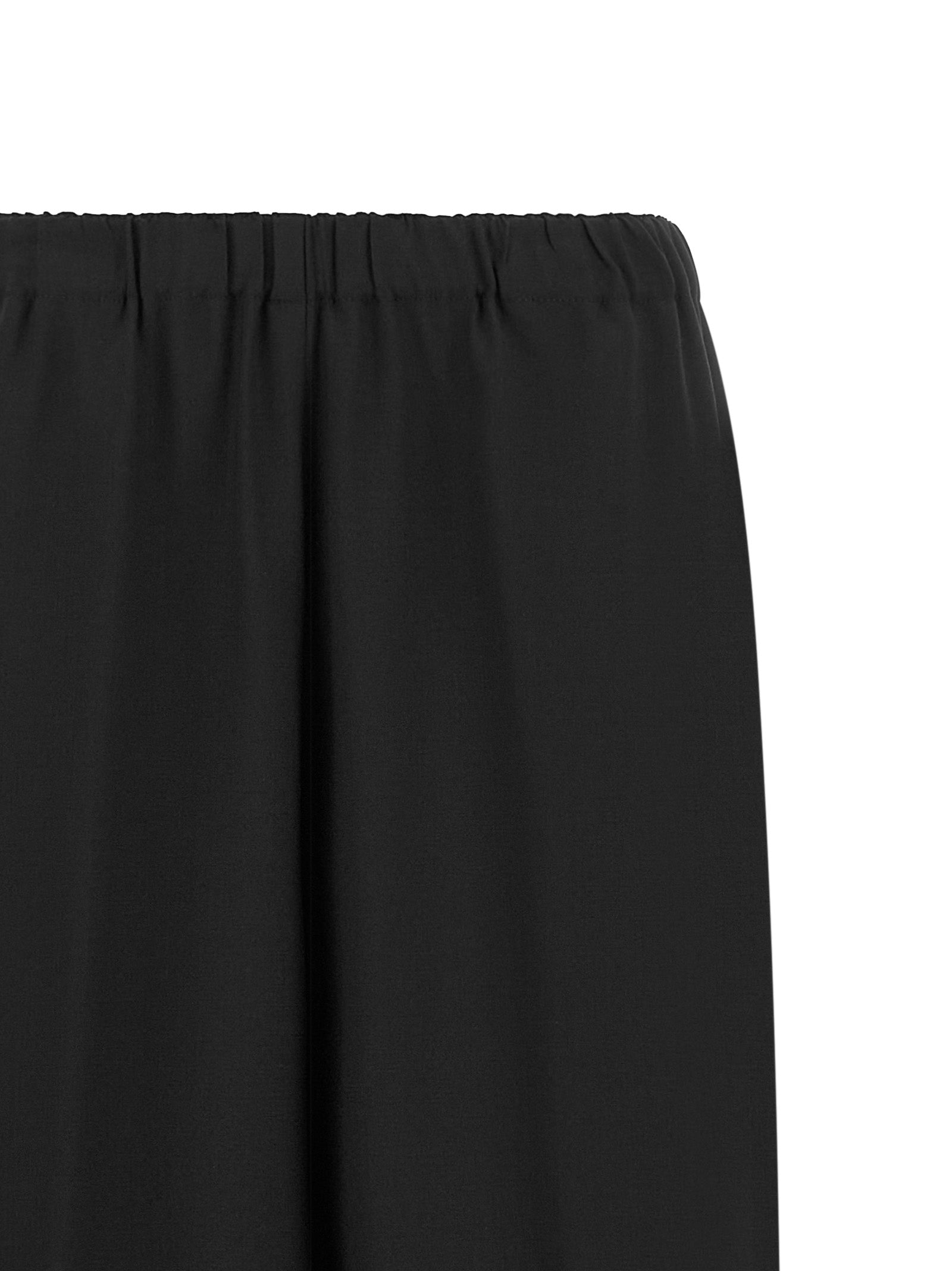 Fabiana Filippi Black Virgin Wool Casual Women's Pants