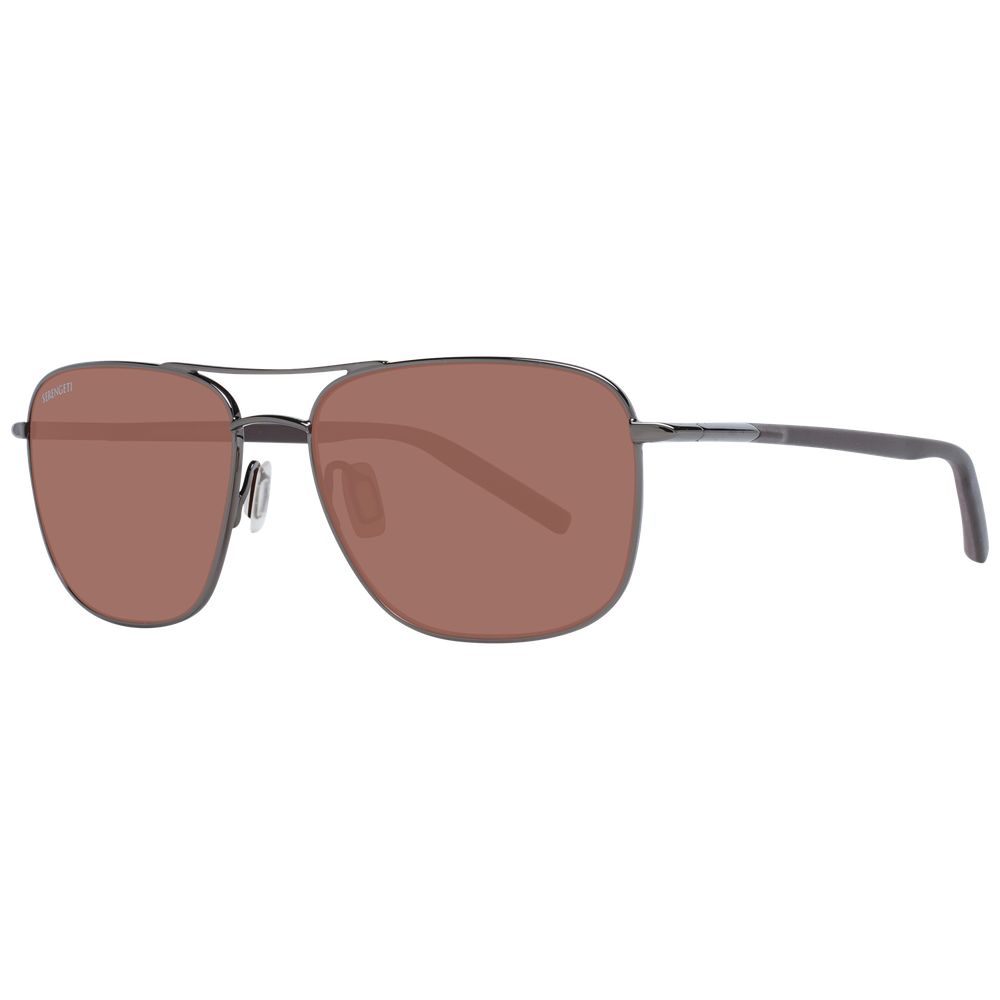 Serengeti Gray Metal Men's Sunglasses