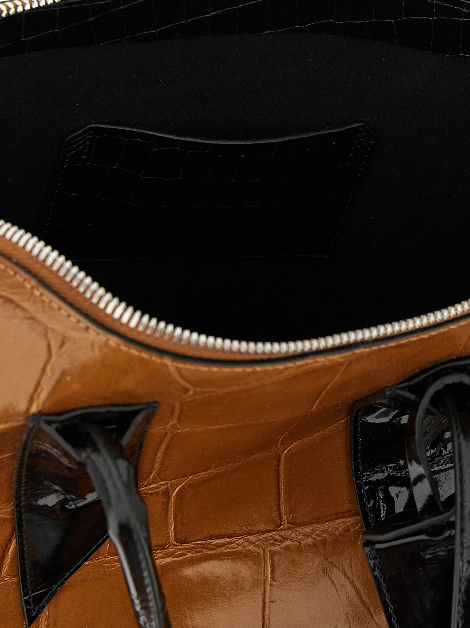 The Attico Brown Calf Leather Bos Taurus Women's Handbag