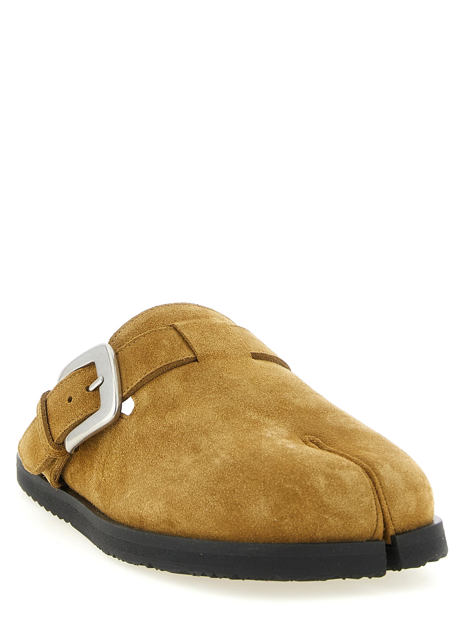 Maison Margiela Brown Calfskin Men's Mules