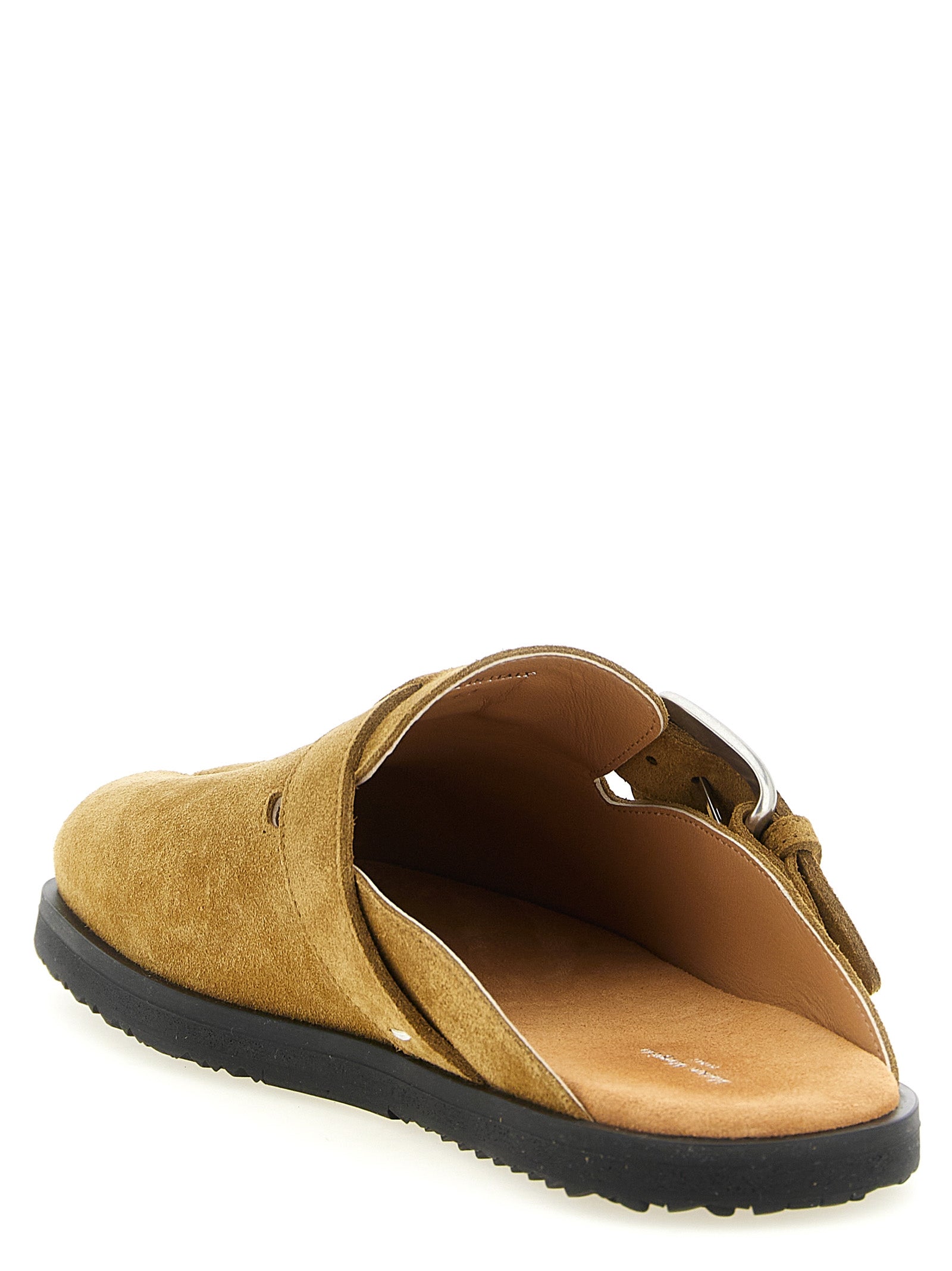 Maison Margiela Brown Calfskin Men's Mules