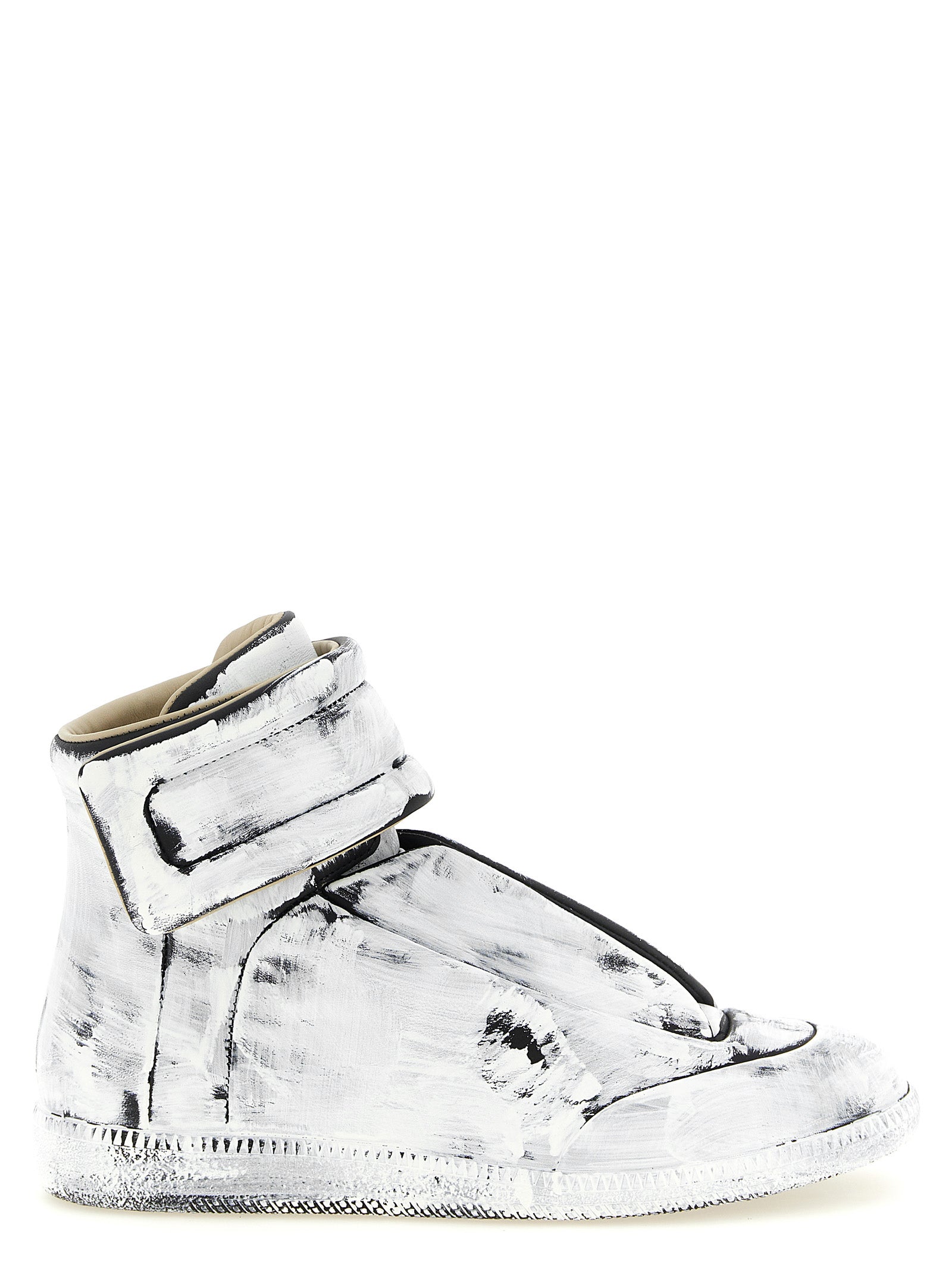 Maison Margiela Bicolor Calfskin Athletic Men's Sneakers